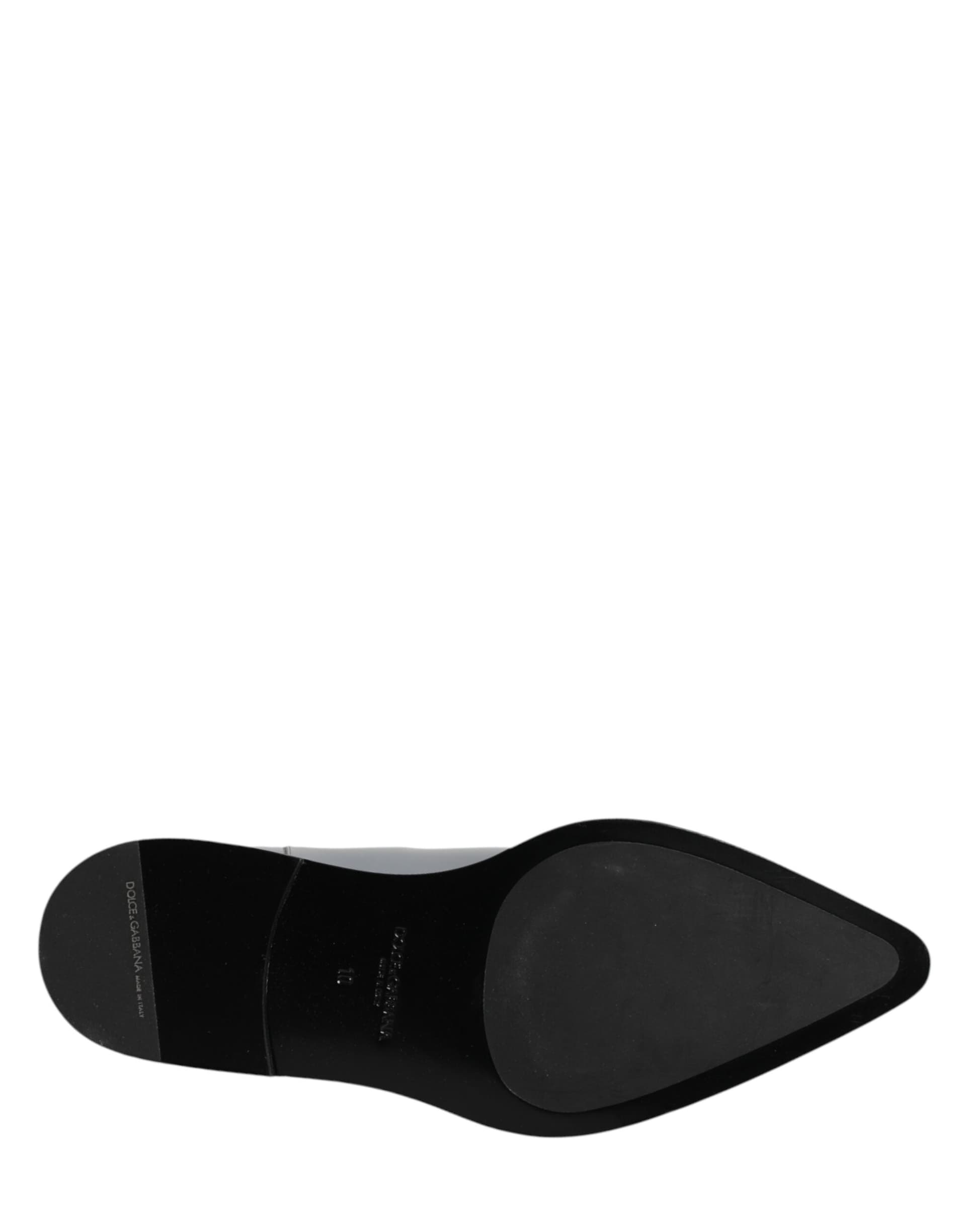 Dolce & Gabbana Light Gray Chelsea Short Ankle Boots Shoes - 8