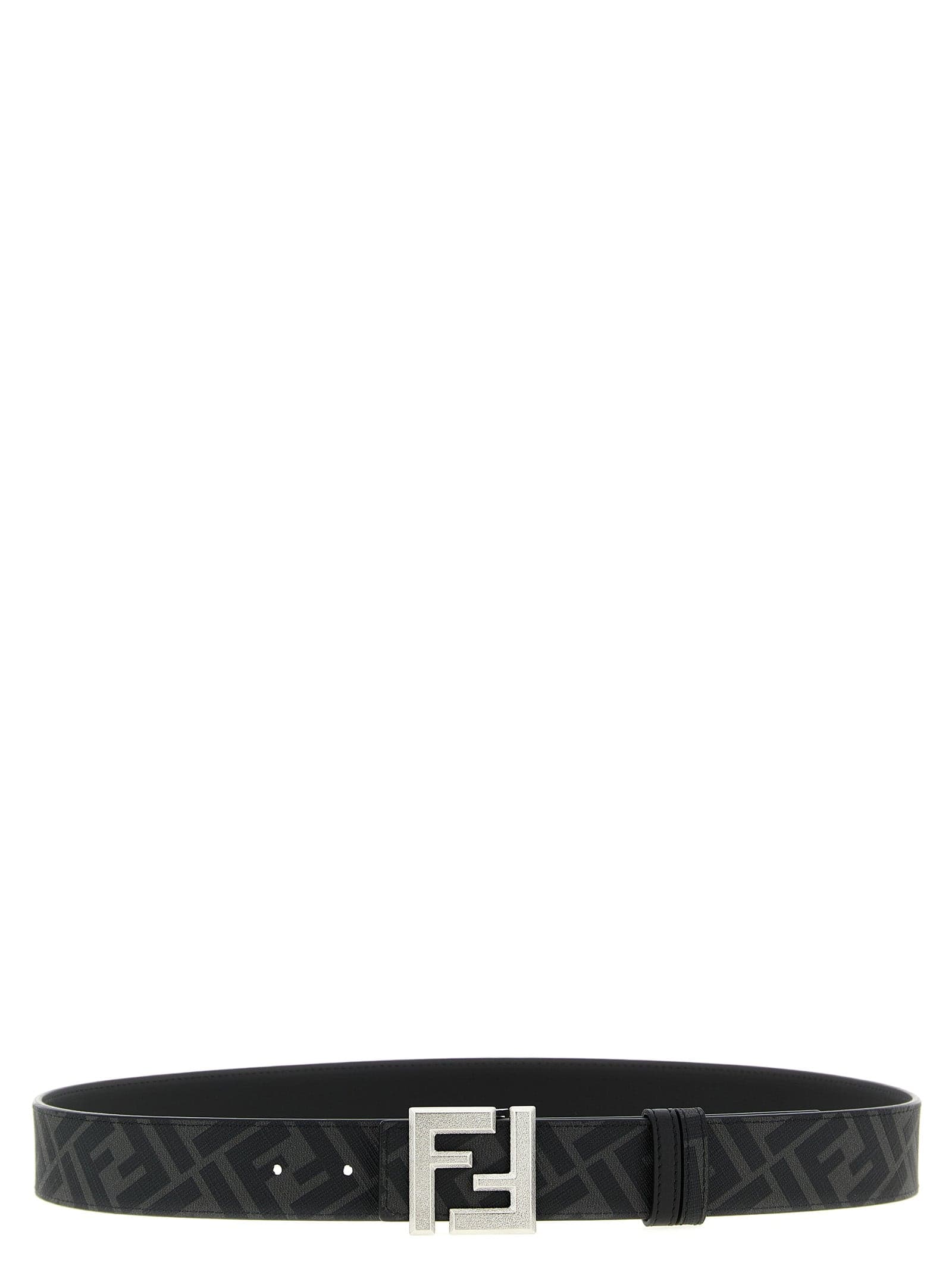 Fendi Black Calfskin Regular Belt - 2