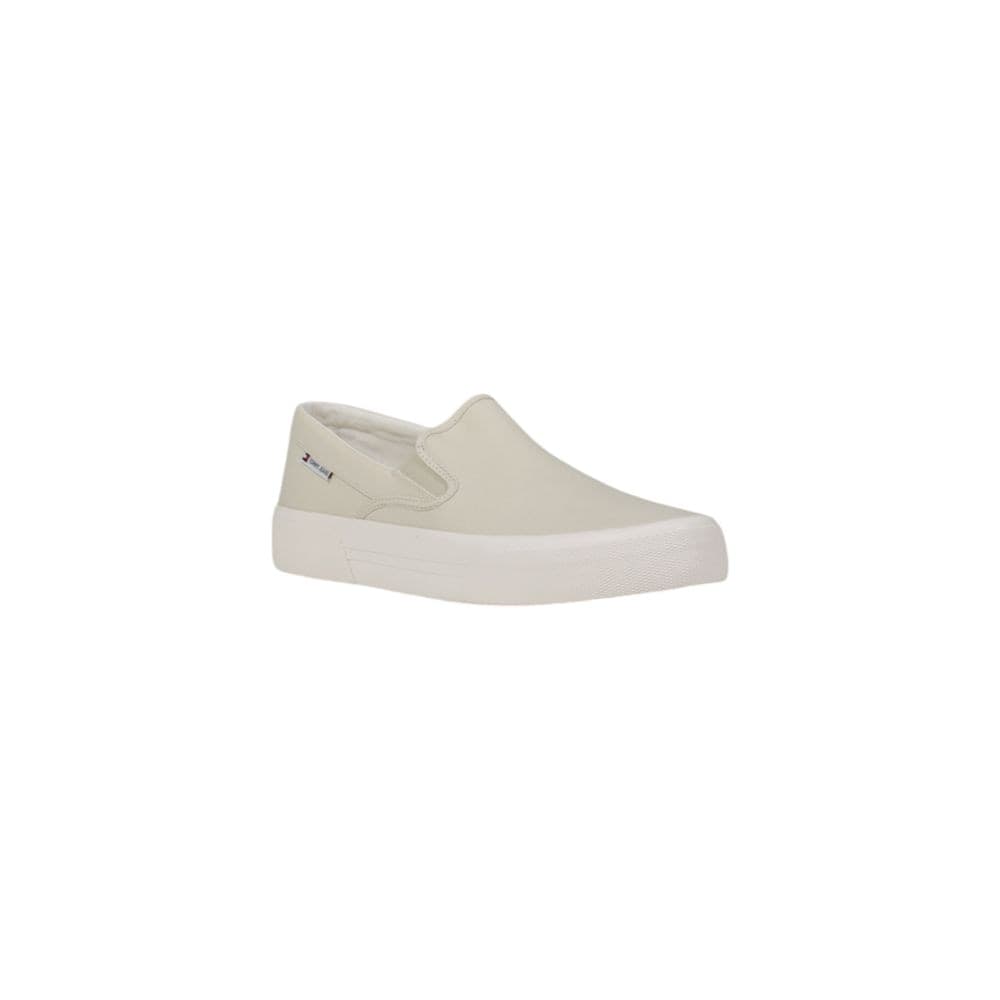 Tommy Hilfiger Jeans Beige Recycled Cotton Slip-On Loafers - 2
