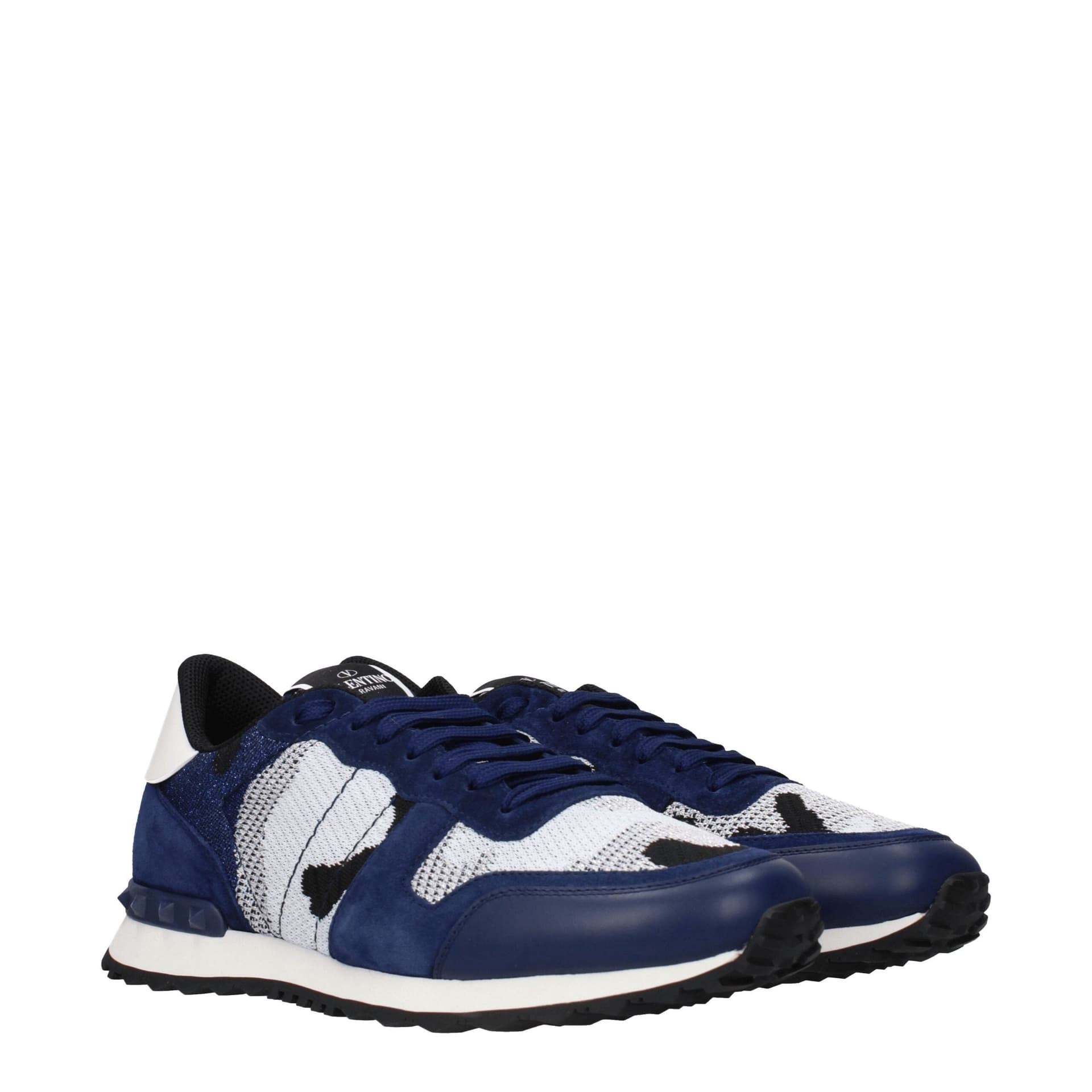 Valentino Garavani Gray Fabric Athletic Sneakers - 2