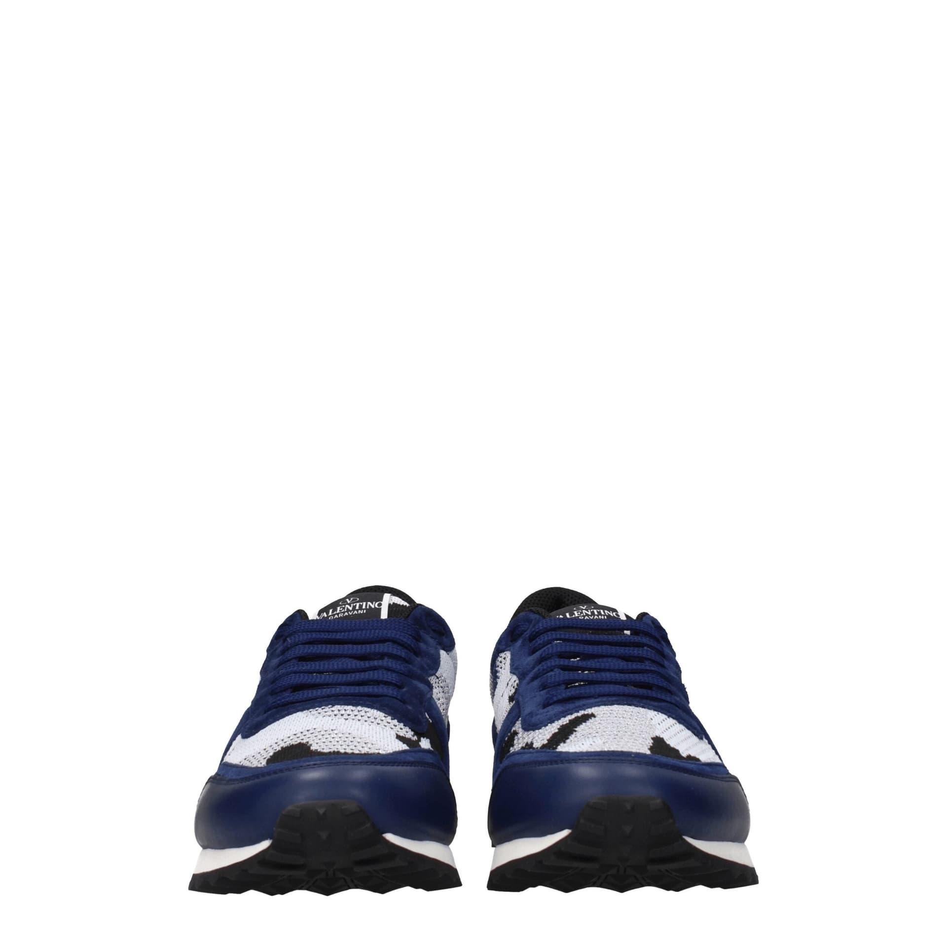Valentino Garavani Gray Fabric Athletic Sneakers - 3