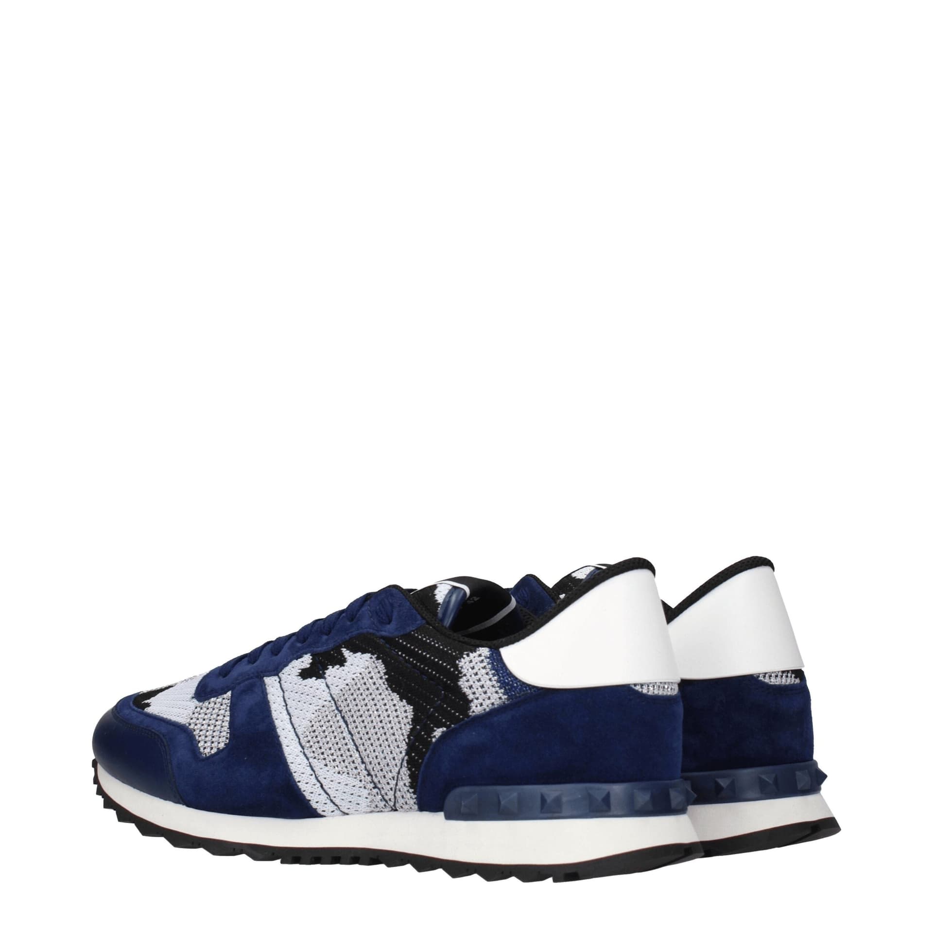 Valentino Garavani Gray Fabric Athletic Sneakers - 4