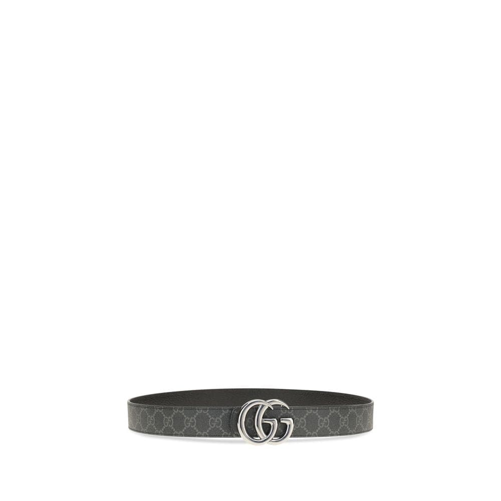 Gucci Black Calf Leather Bos Taurus Regular Belt - 2