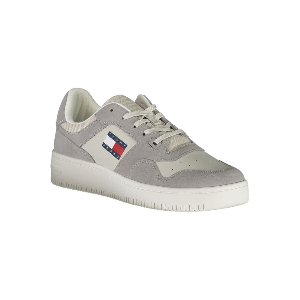 Tommy Hilfiger Grigio Pelle Men Sneaker - 2