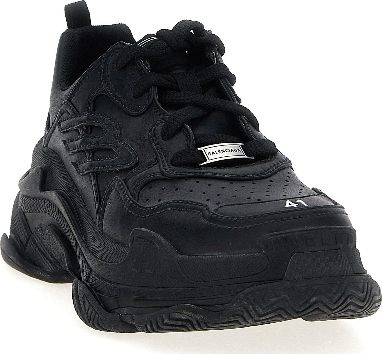 Balenciaga Black Polyethylene Athletic Sneakers - 2