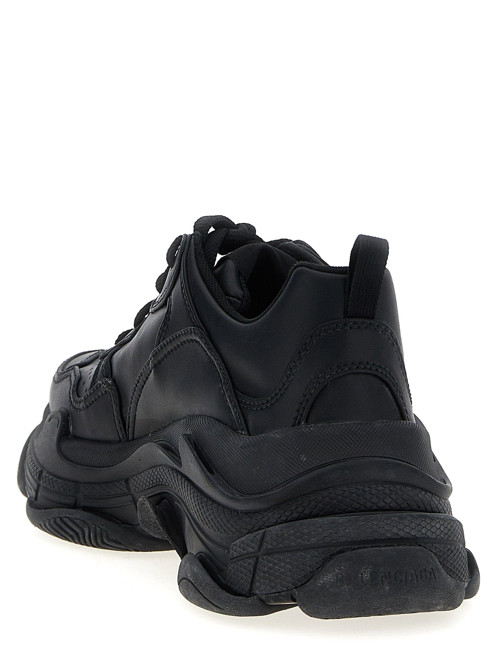 Balenciaga Black Polyethylene Athletic Sneakers - 3