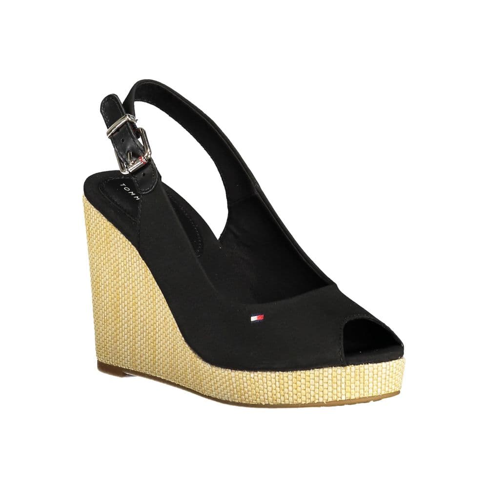 Tommy Hilfiger Black Polyester Women Sandal - 3