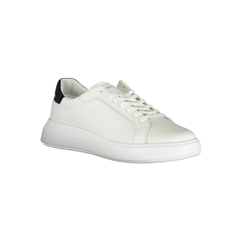 Calvin Klein Sleek White Sneakers with Contrast Accents - 2
