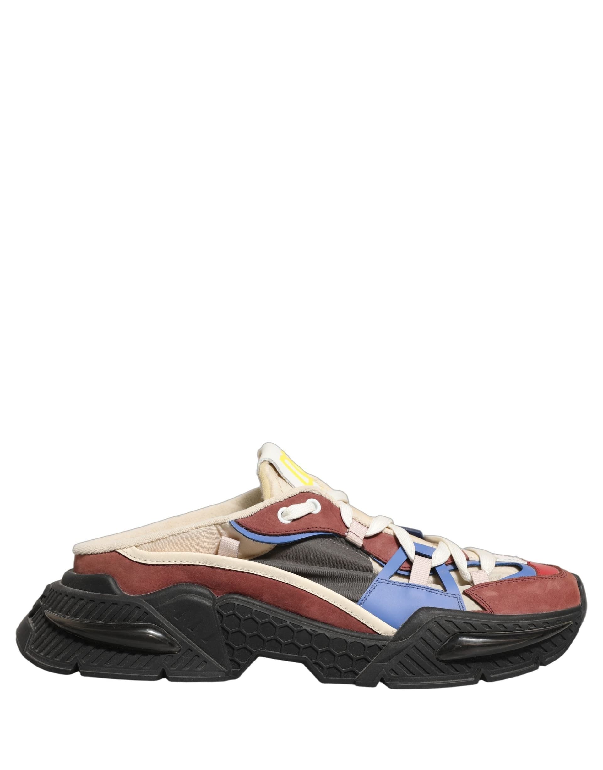 Dolce & Gabbana Multicolor Panelled Airmaster Sneakers Shoes - 7