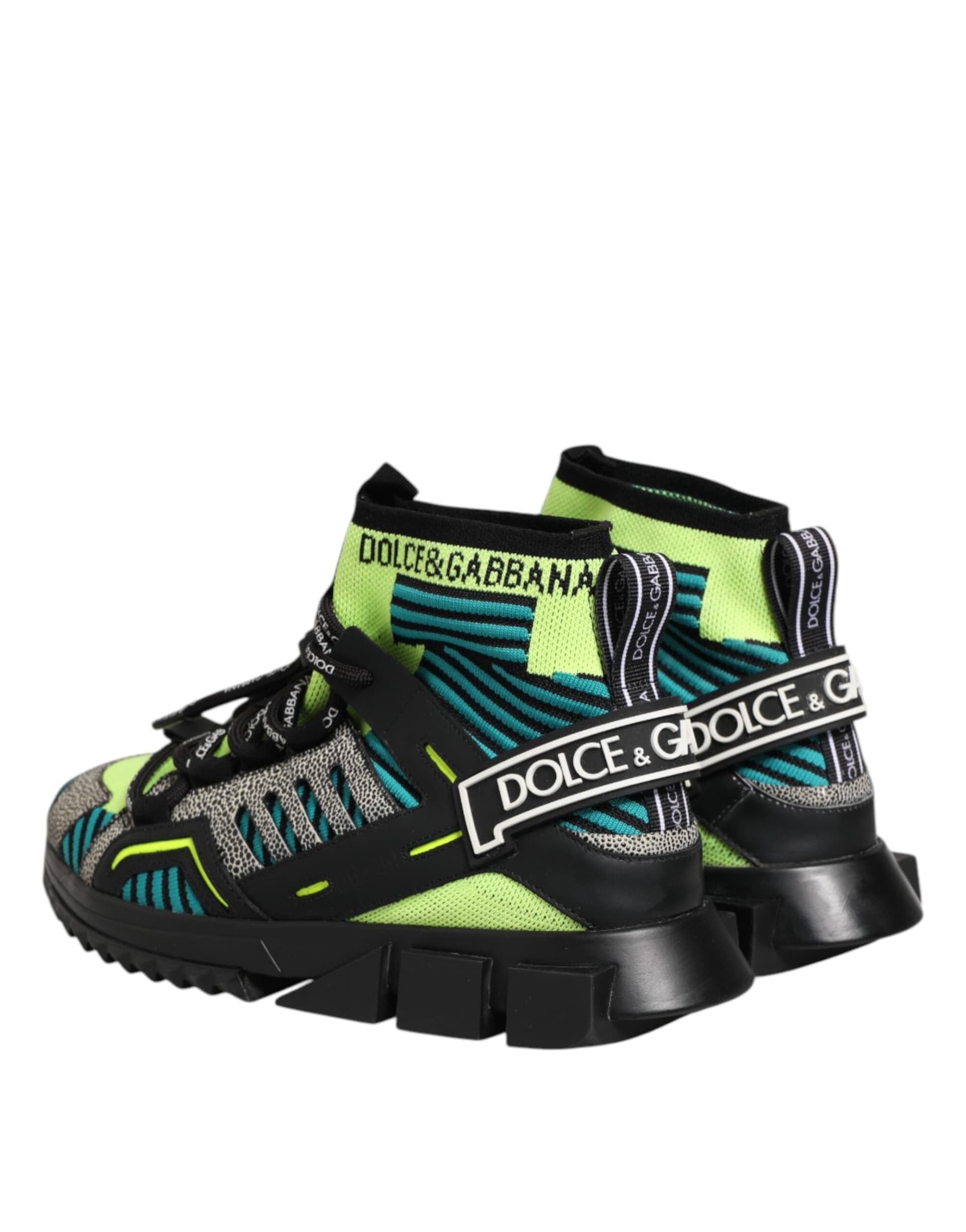 Dolce & Gabbana Multicolor Sorrento Socks Men Sneakers Shoes - 4