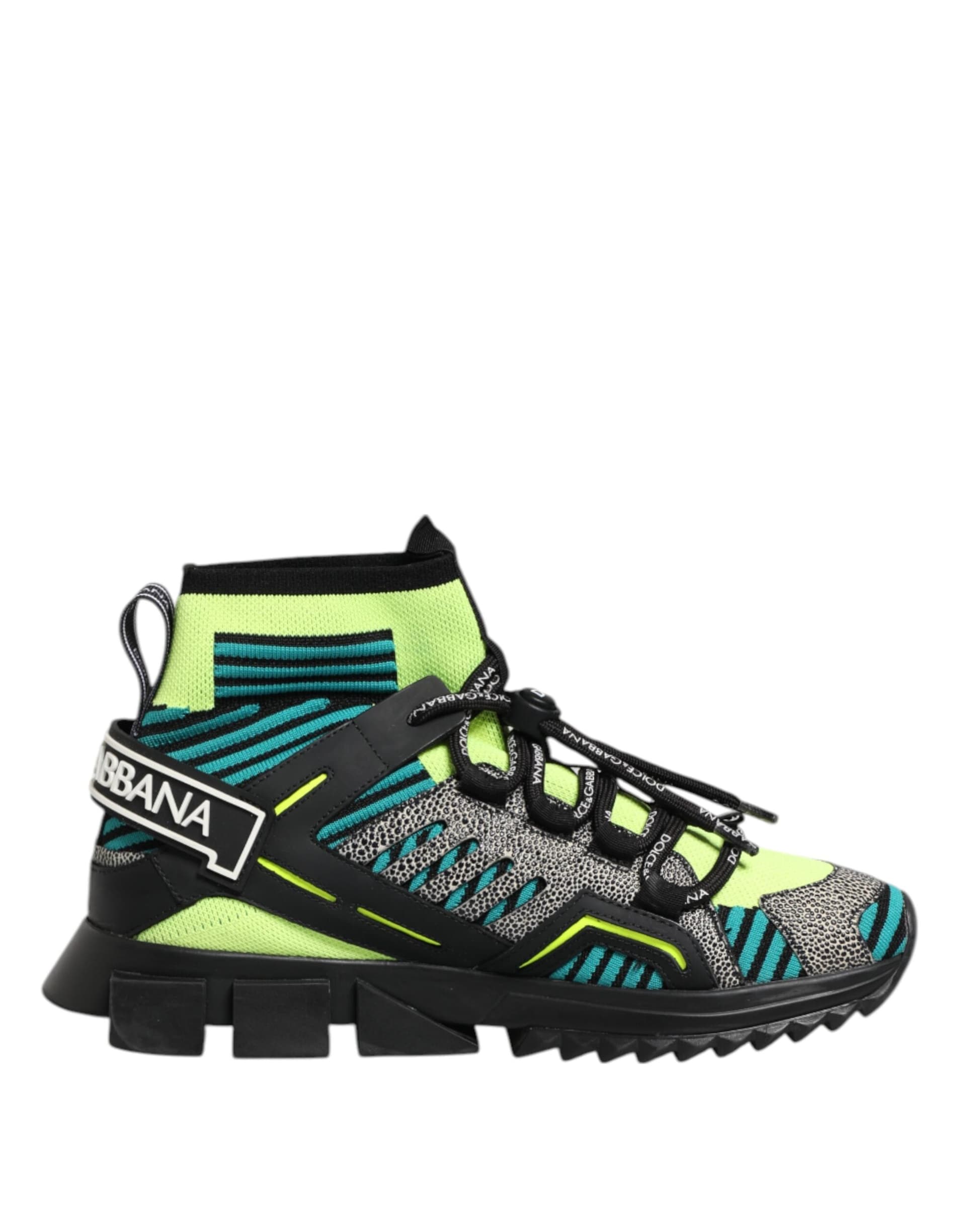 Dolce & Gabbana Multicolor Sorrento Socks Men Sneakers Shoes - 6