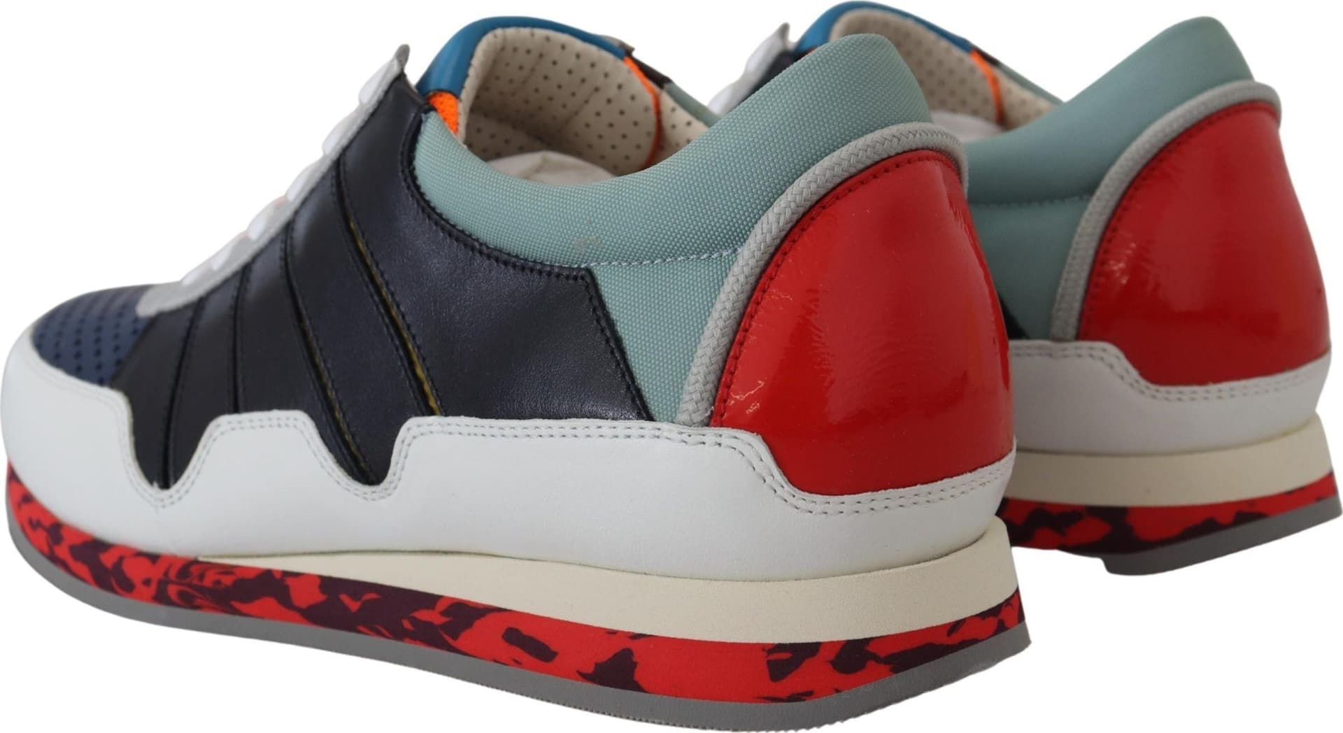 Dolce & Gabbana Multicolor Leather Sport Low Top Sneakers - 2