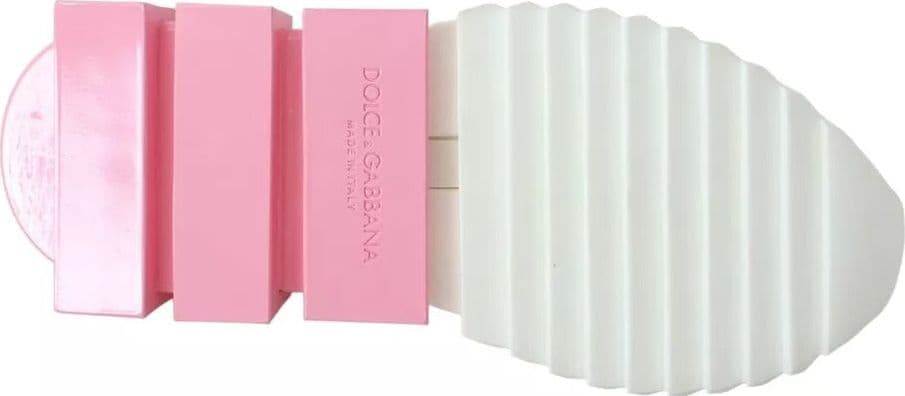 Dolce & Gabbana Pink White Logo Sorrento Sneakers Shoes - 6