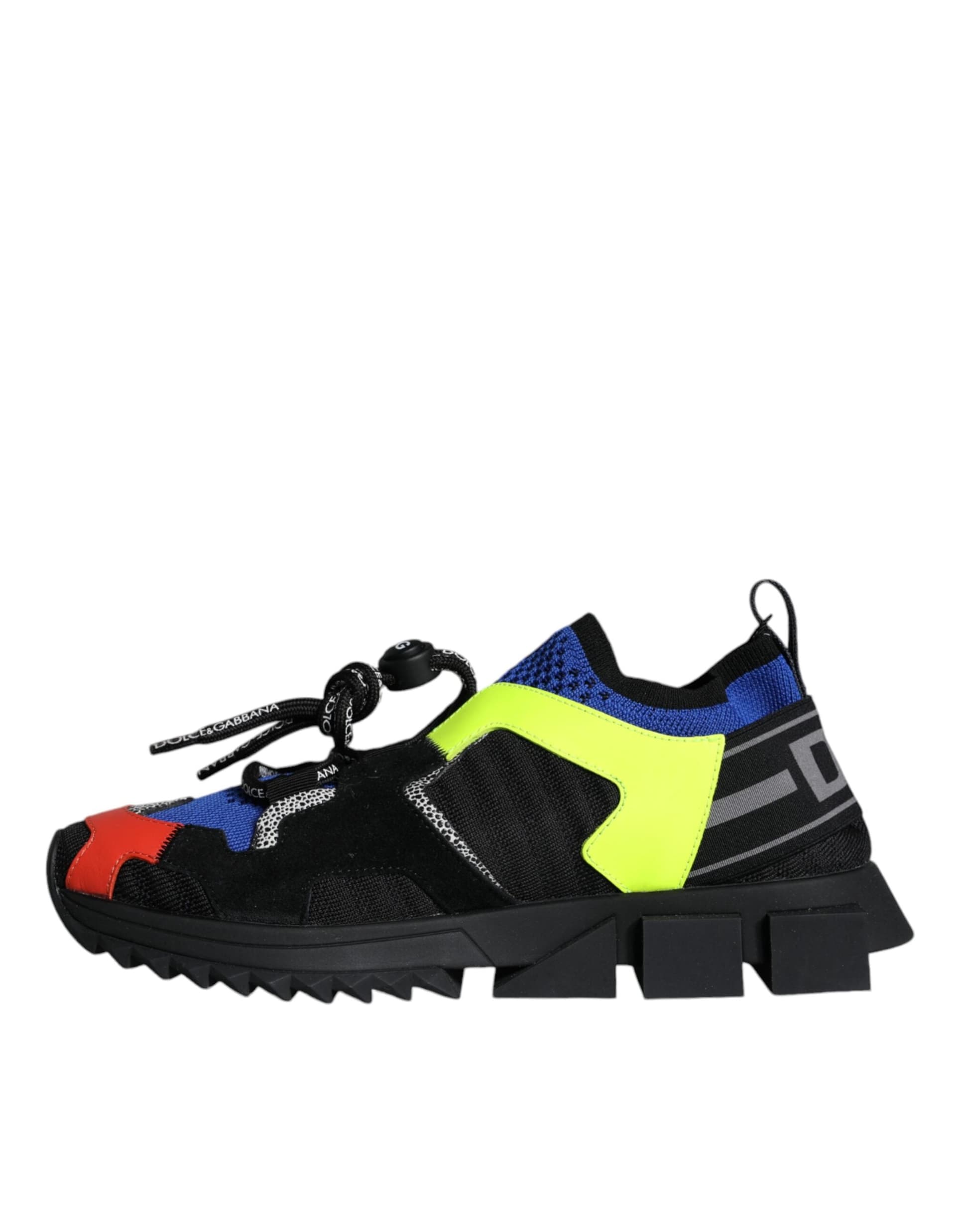 Dolce & Gabbana Multicolor Mesh Sorrento Trekking Sneakers Shoes - 4