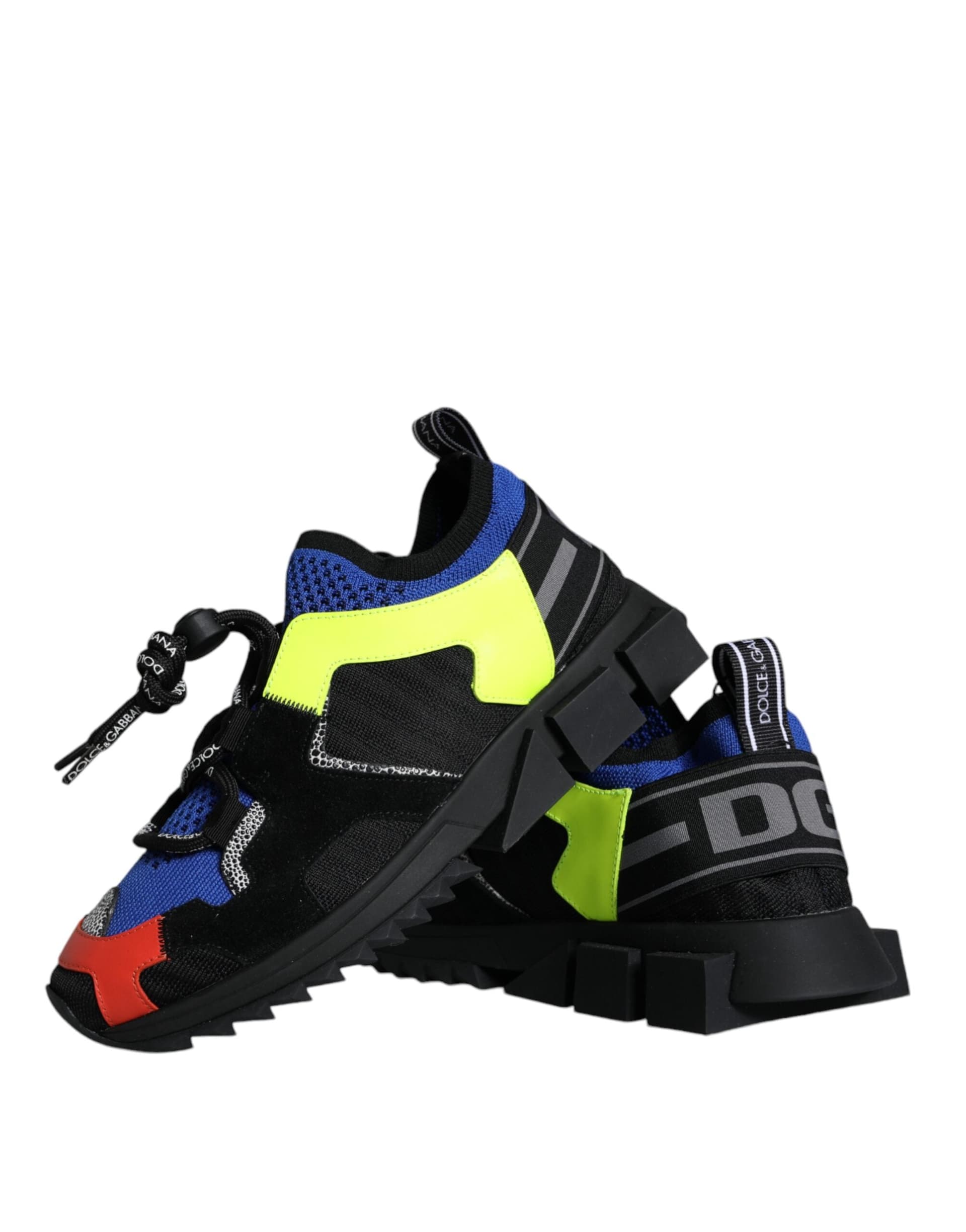 Dolce & Gabbana Multicolor Mesh Sorrento Trekking Sneakers Shoes - 5