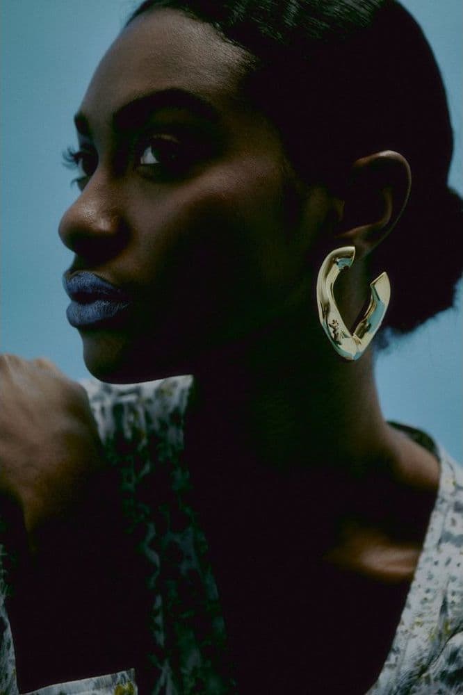 Patrizia Pepe Gold Plastic Earrings - 3