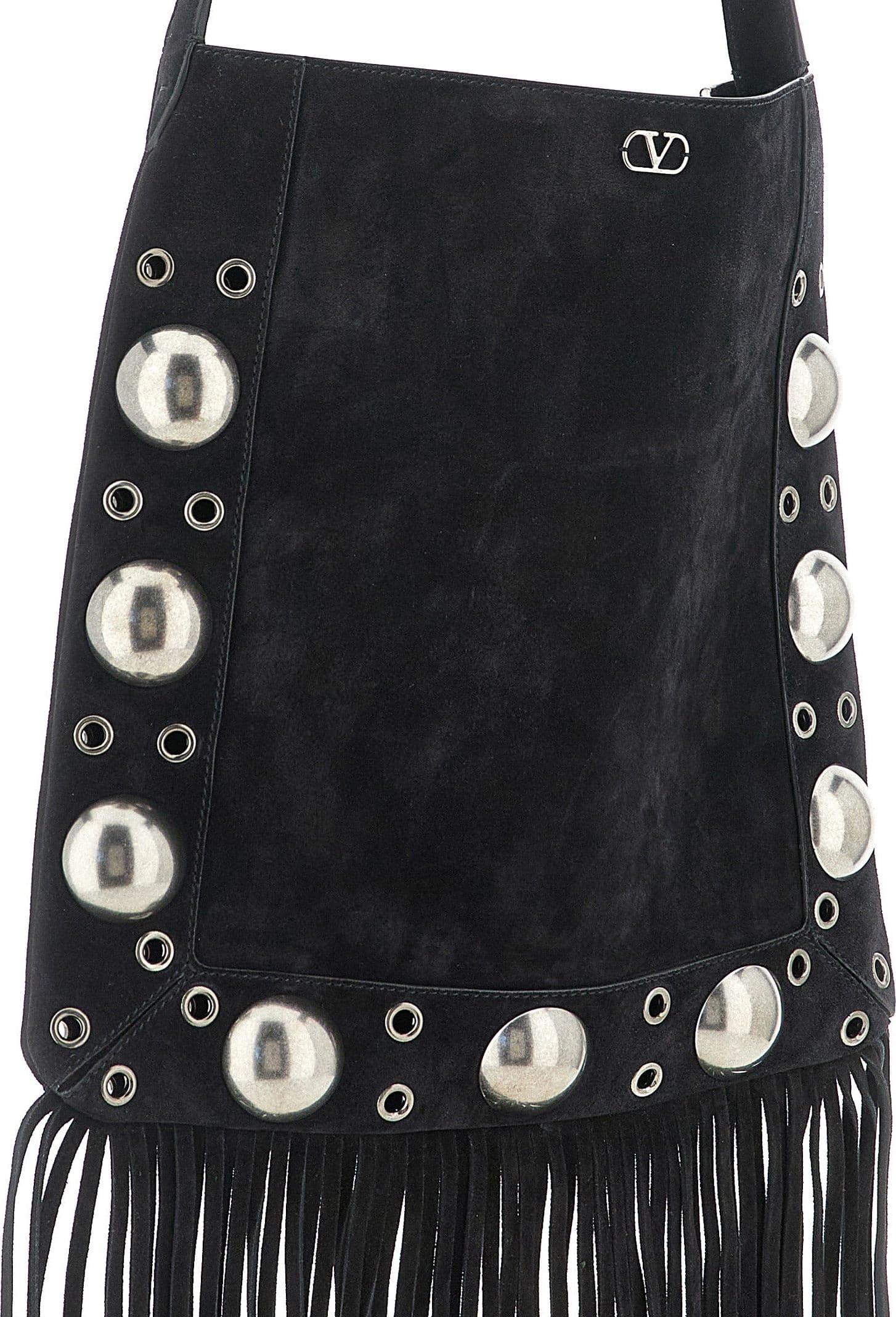 Valentino Garavani Black Calfskin Shoulder Bag - 3