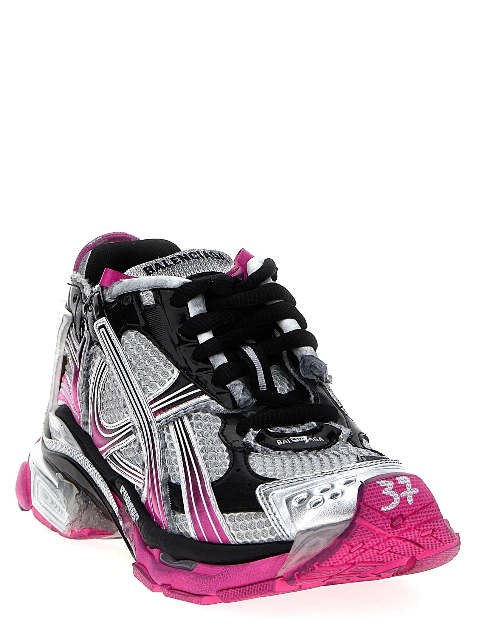 Balenciaga Multicolor Polyethylene Athletic Sneakers - 2