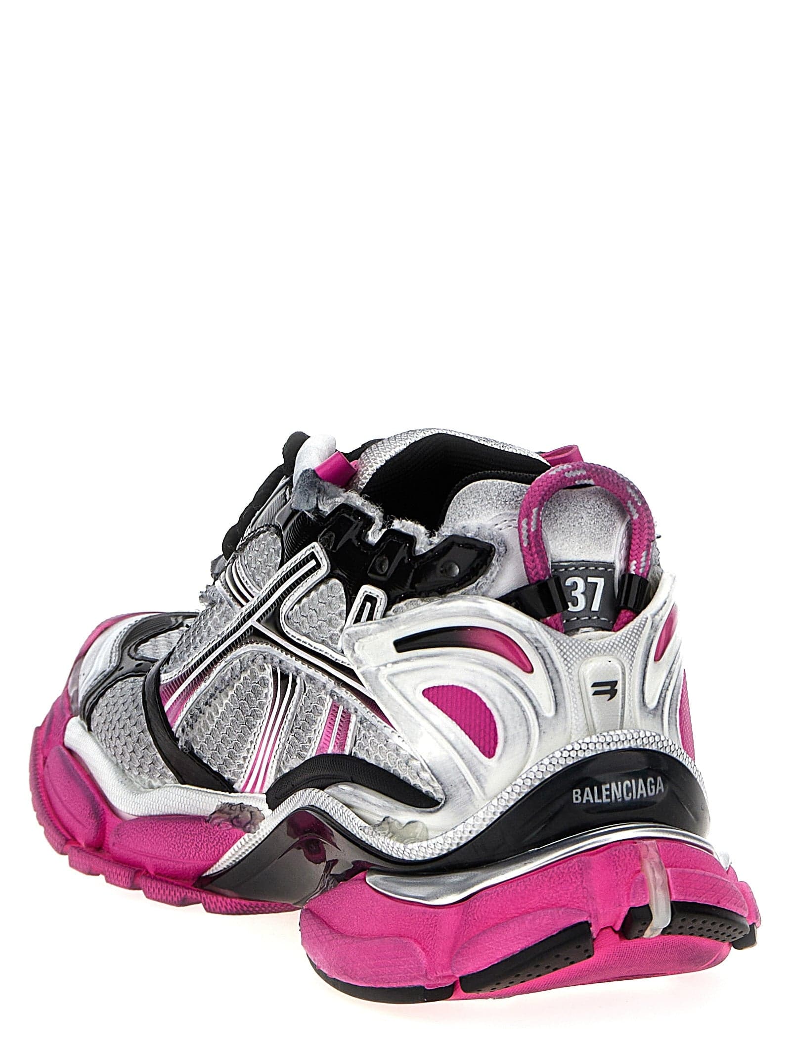 Balenciaga Multicolor Polyethylene Athletic Sneakers - 3