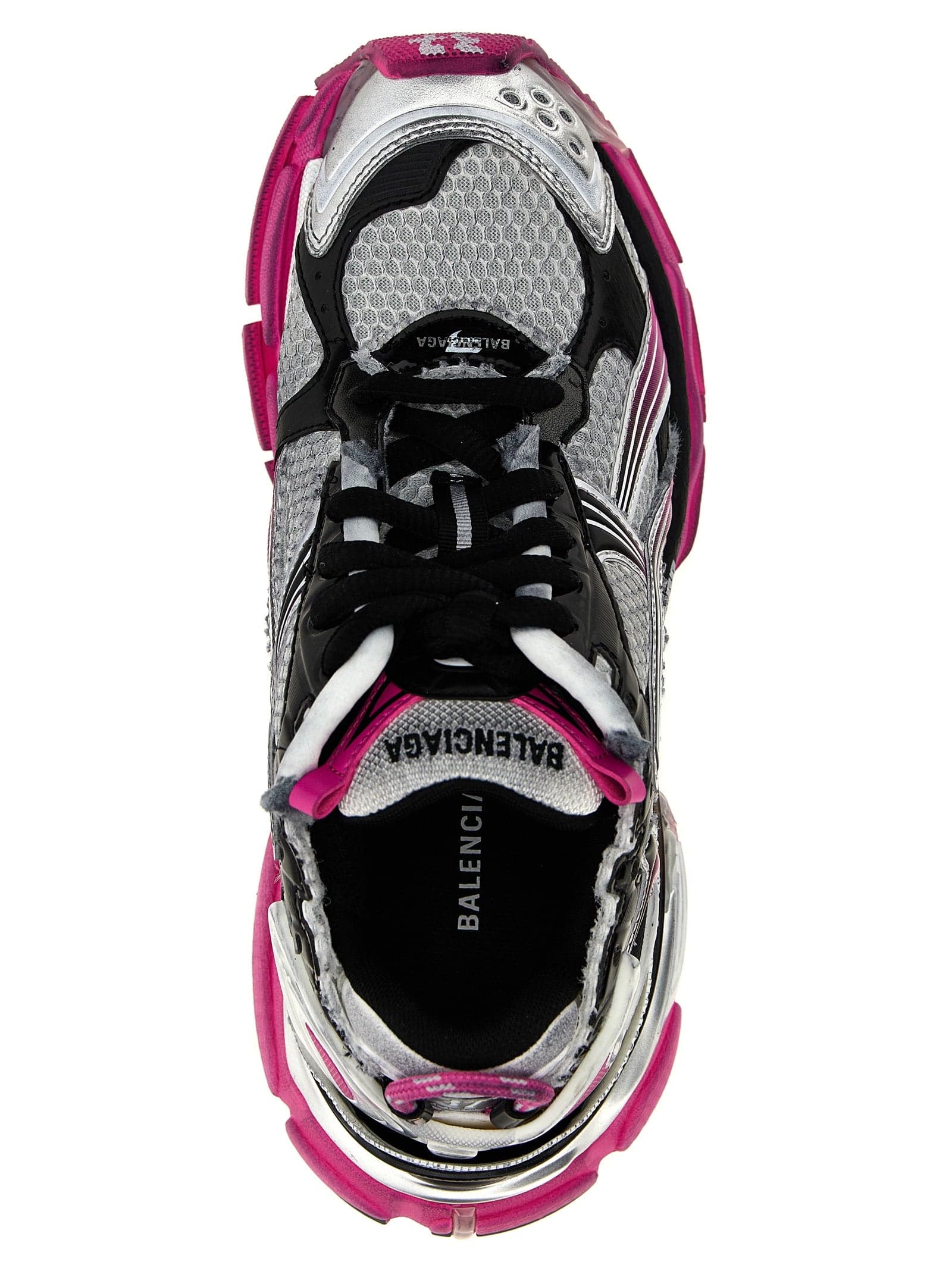 Balenciaga Multicolor Polyethylene Athletic Sneakers - 4