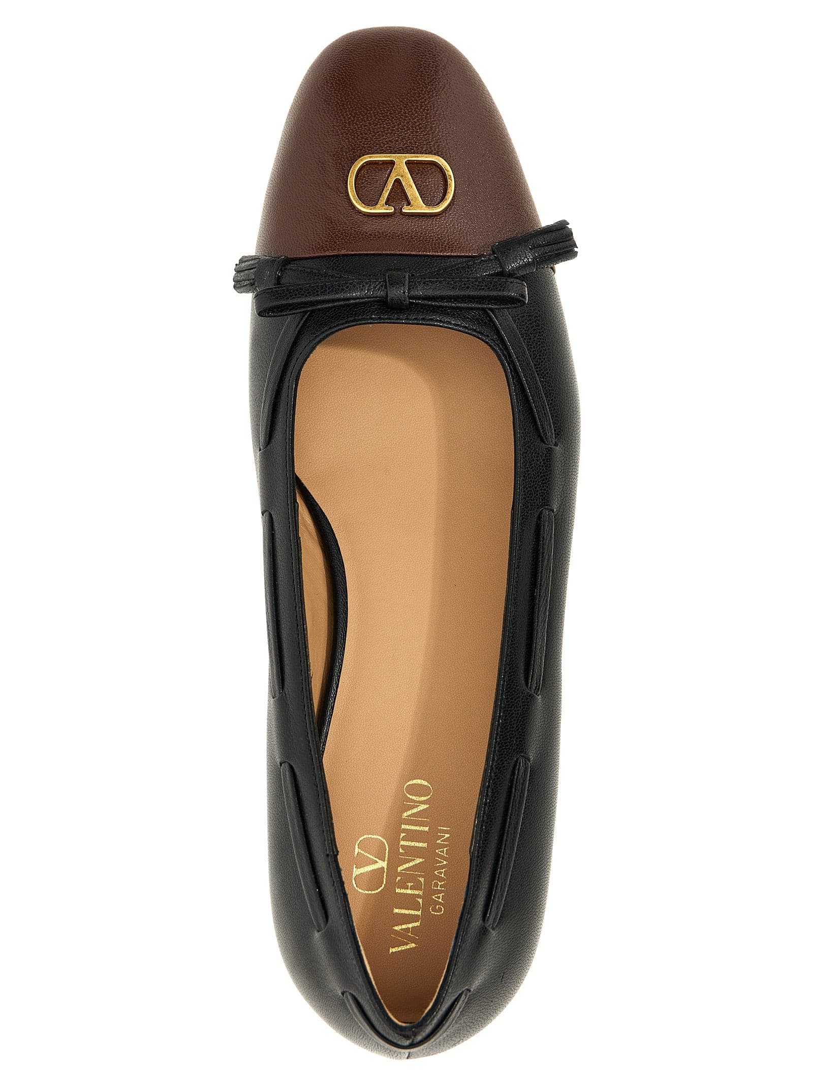 Valentino Garavani Multicolor Calfskin Ballet Flats - 4