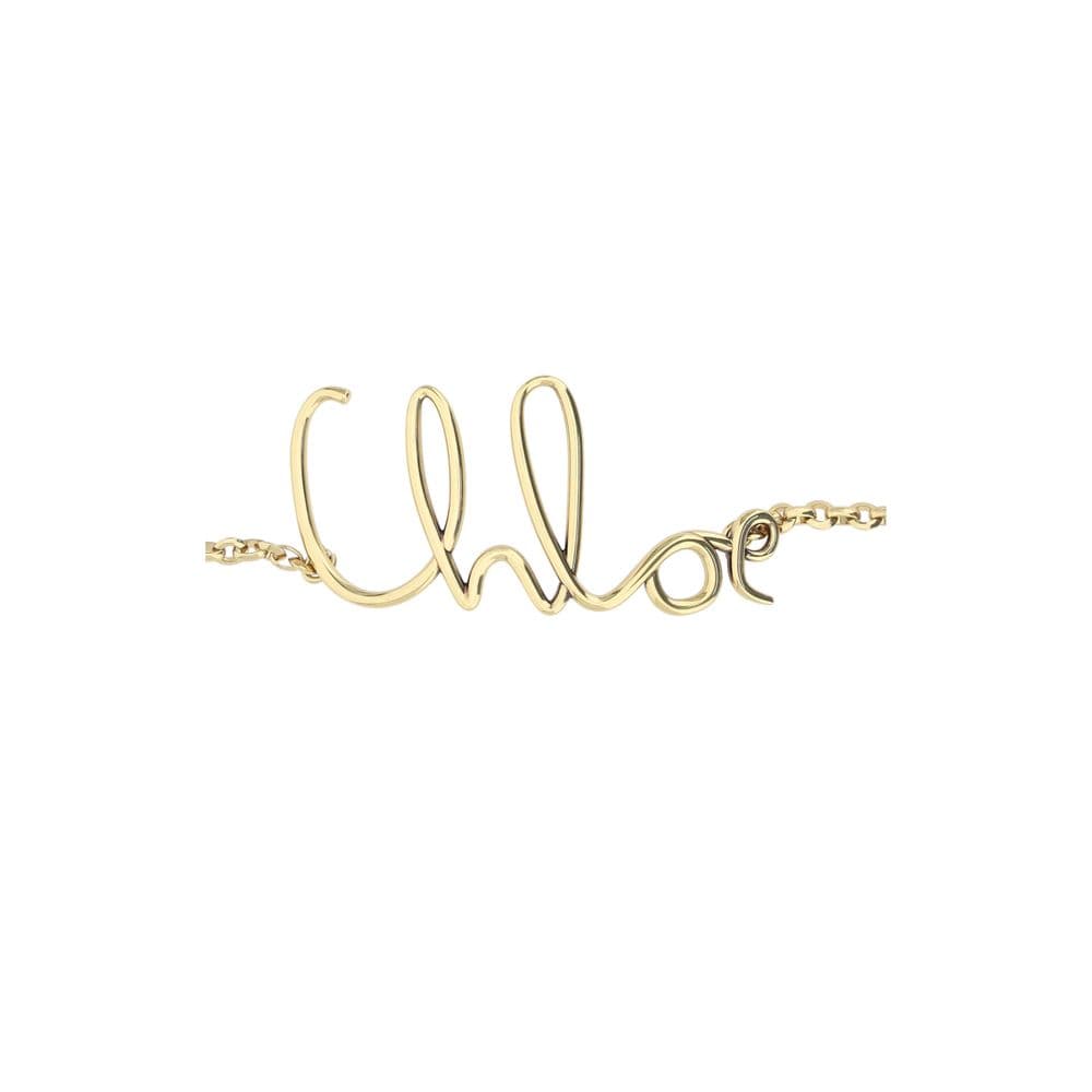 Chloé Gold Brass Thin Belt - 3