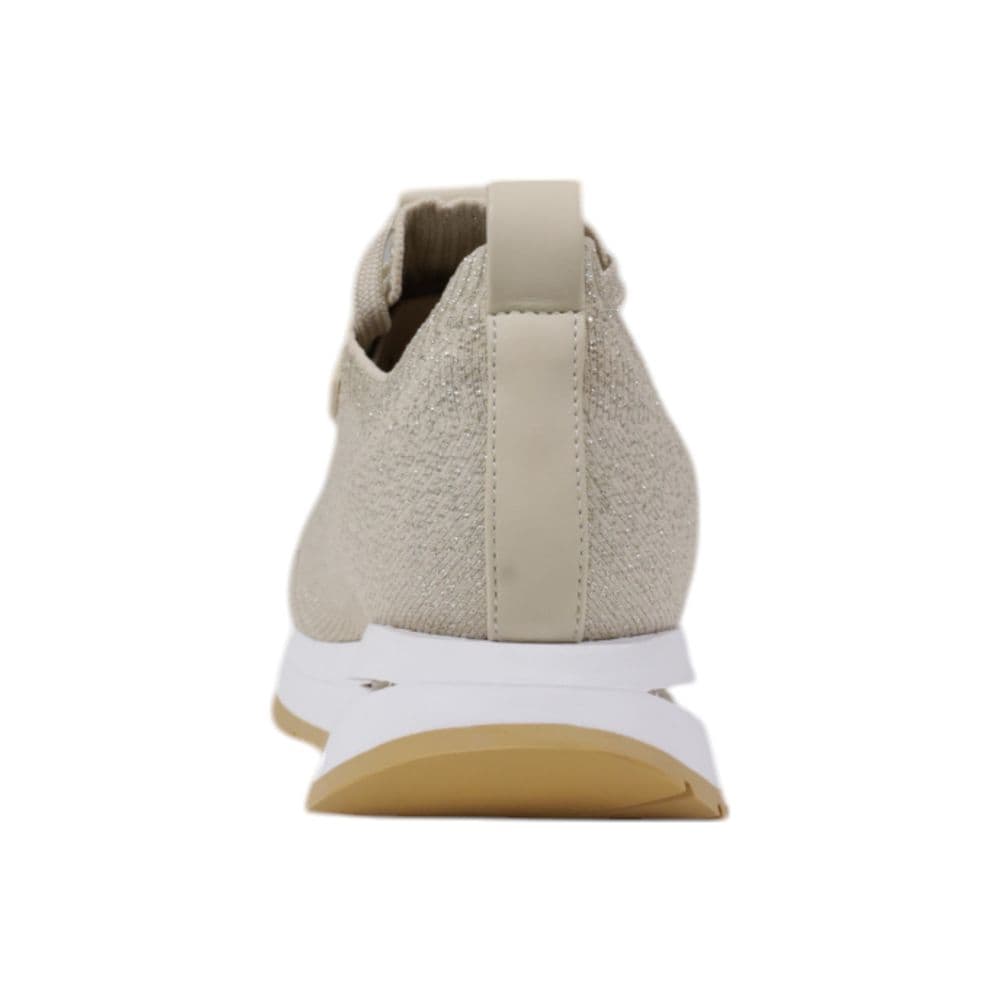 Guess Beige Polyester Low Top Sneakers - 4