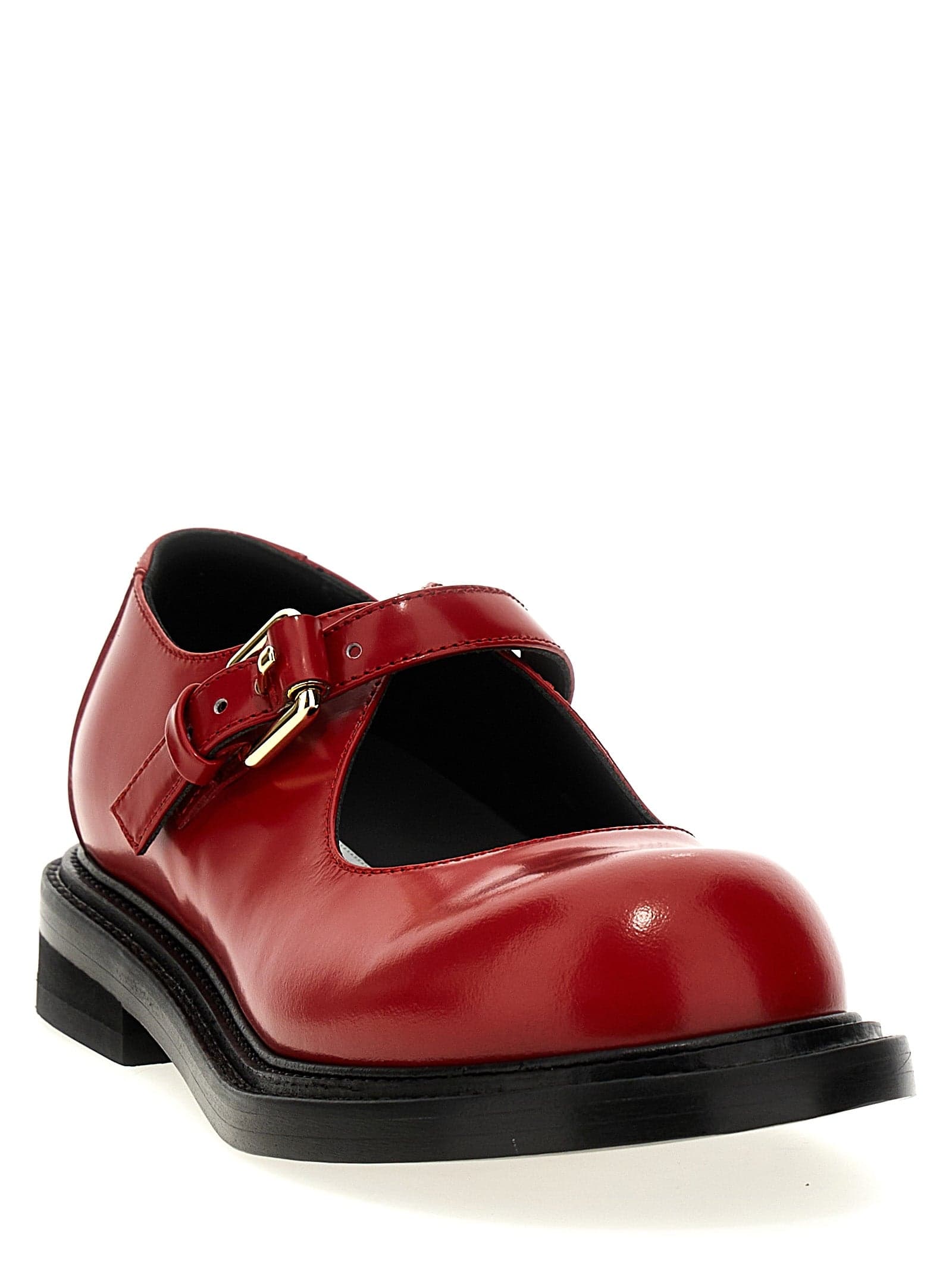 Moschino Multicolor Calfskin Flats - 2