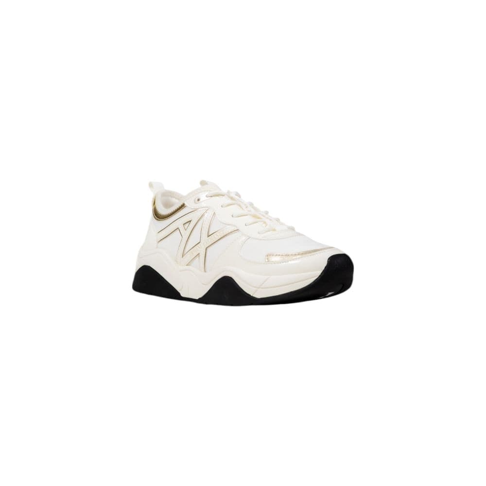 Armani Exchange White Polyester Athletic Sneakers - 2