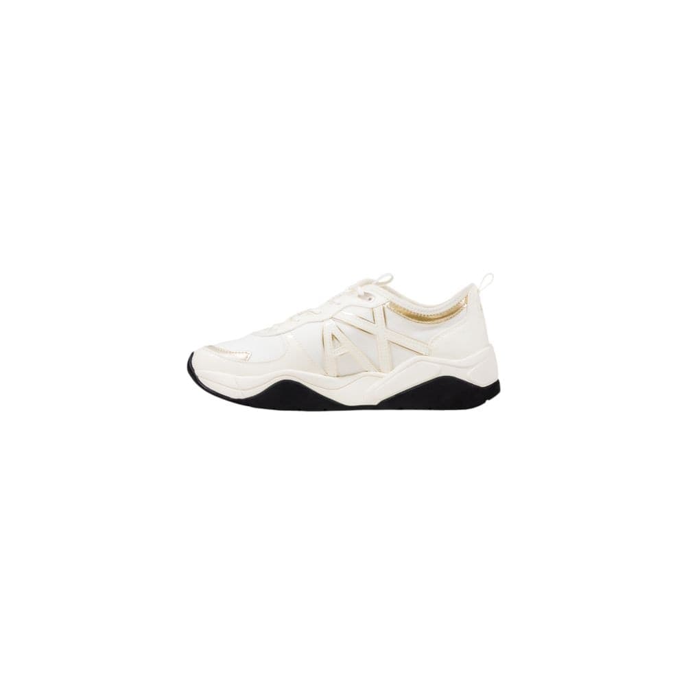 Armani Exchange White Polyester Athletic Sneakers - 3