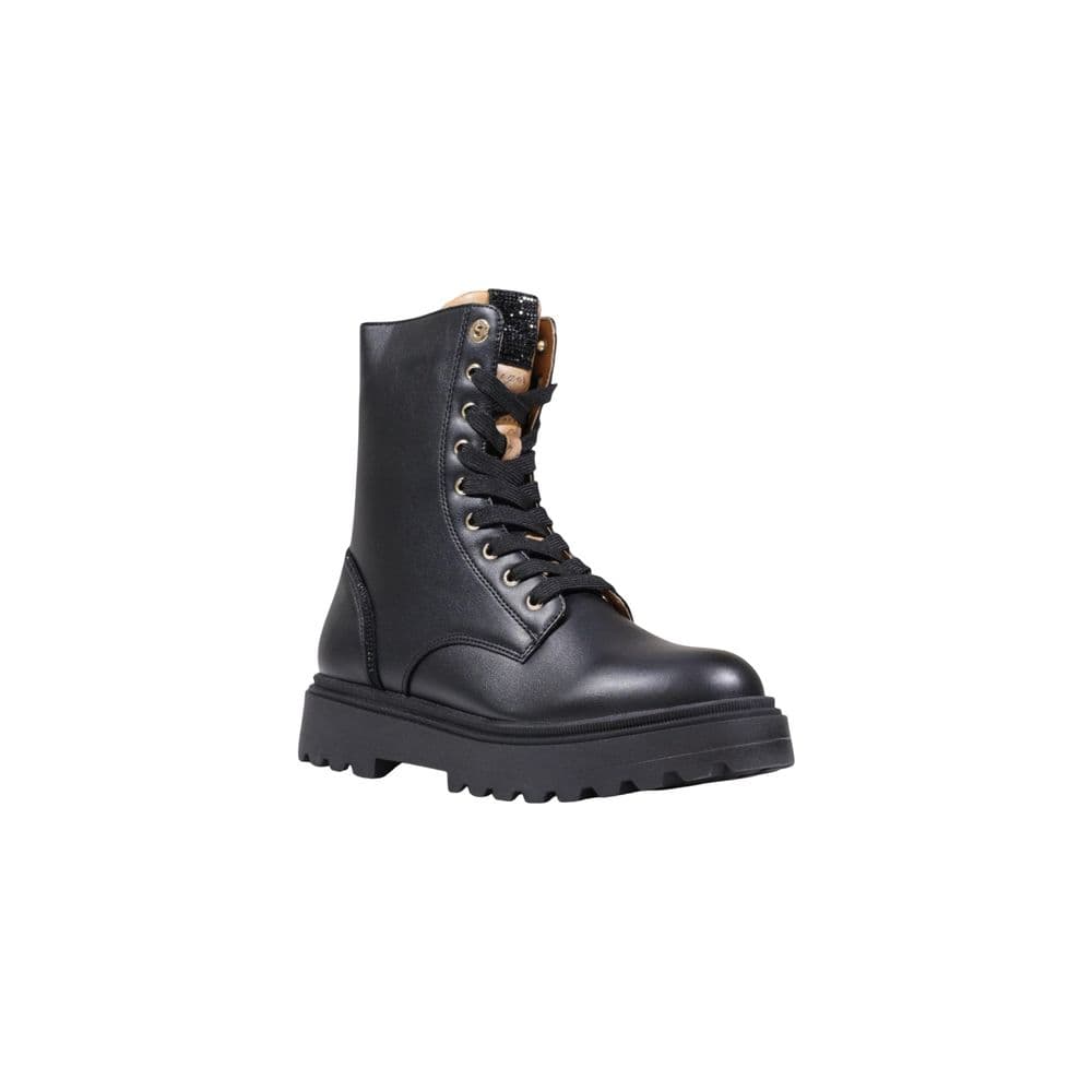 Alviero Martini Prima Classe Black Polyethylene Lace-Up Boots - 2