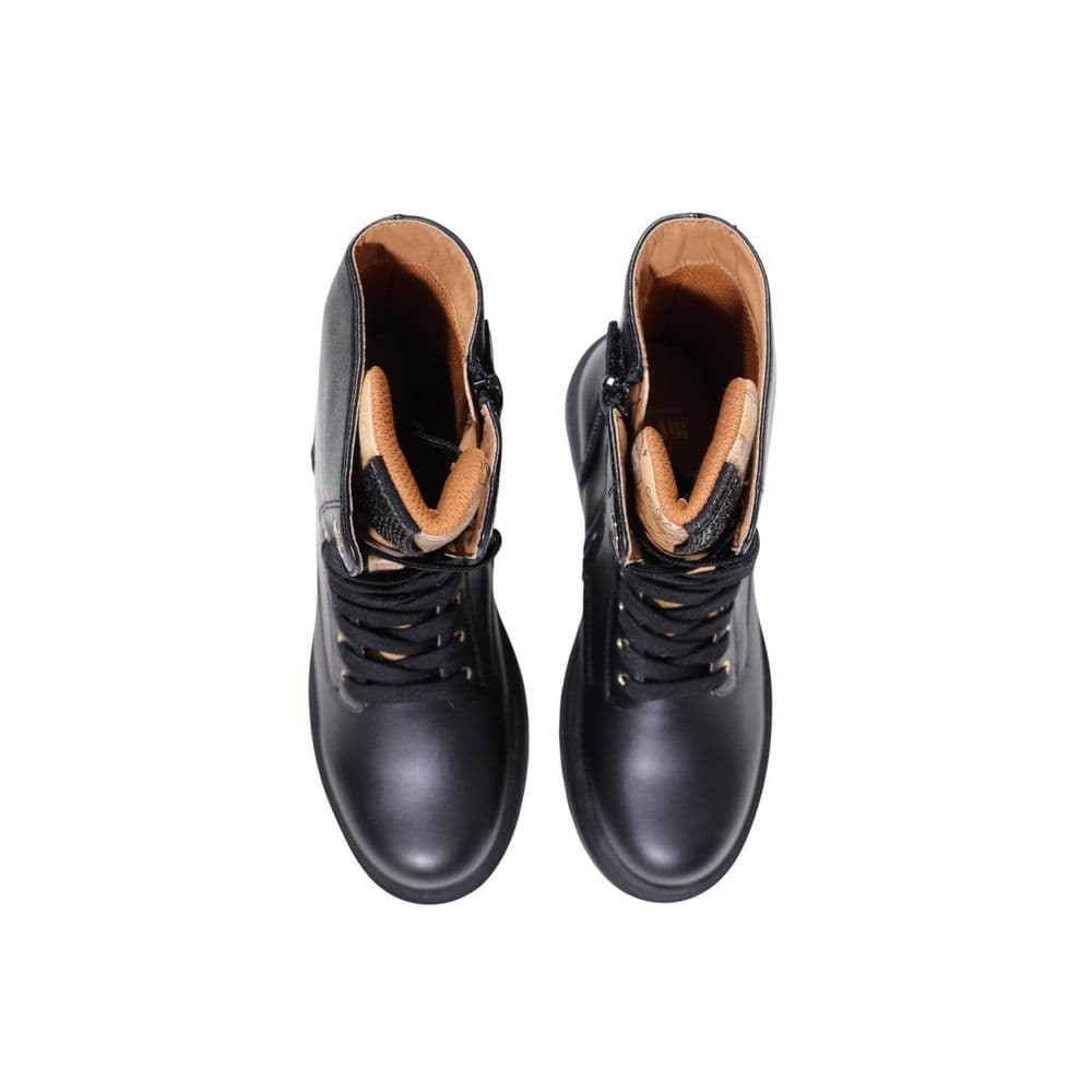 Alviero Martini Prima Classe Black Polyethylene Lace-Up Boots - 5