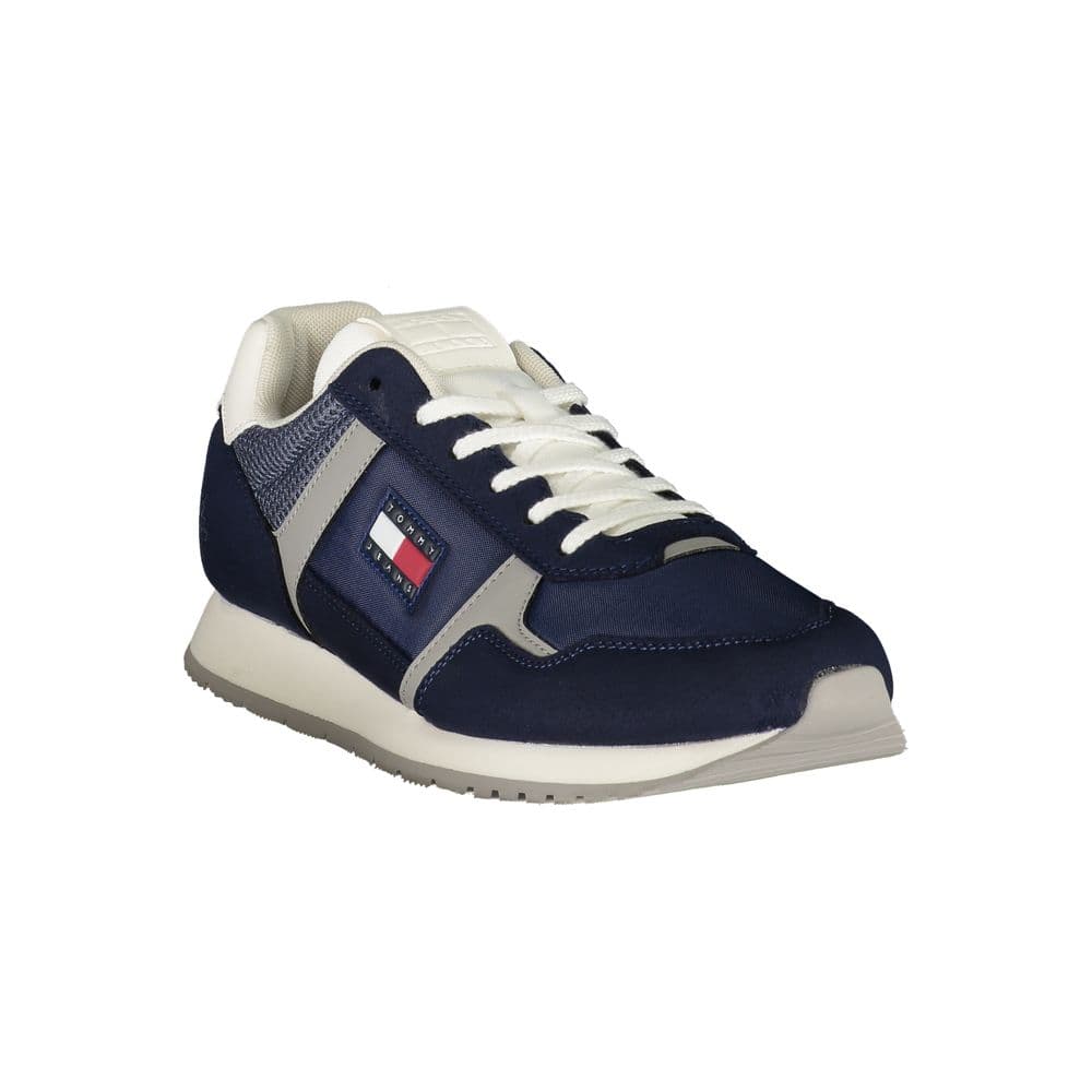 Tommy Hilfiger Blue Polyurethane Men's Sneaker - 2