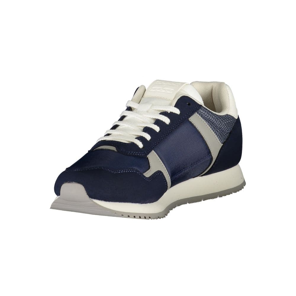 Tommy Hilfiger Blue Polyurethane Men's Sneaker - 3