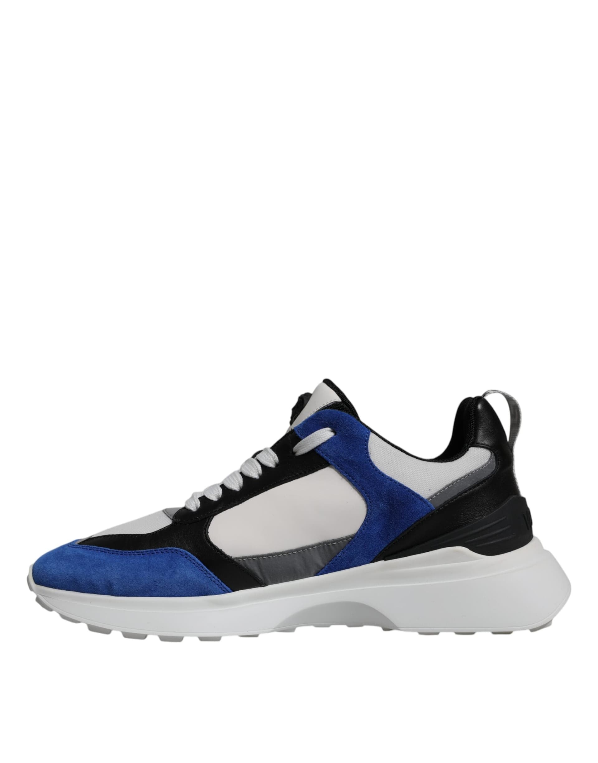 Versace Multicolor Canvas Quad Fabric Medusa Low Top Sneakers Shoes - 4