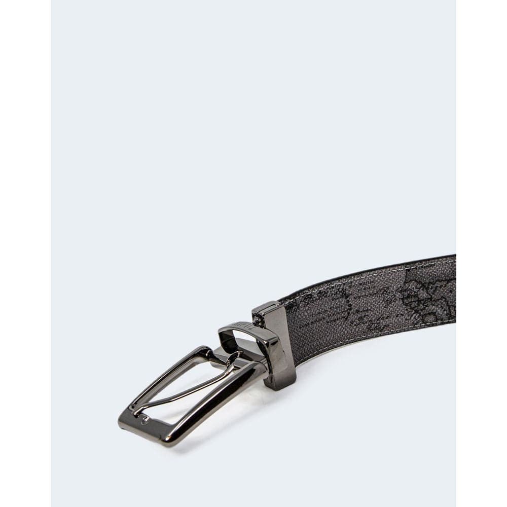 Alviero Martini Prima Classe Black Leather Regular Belt - 4
