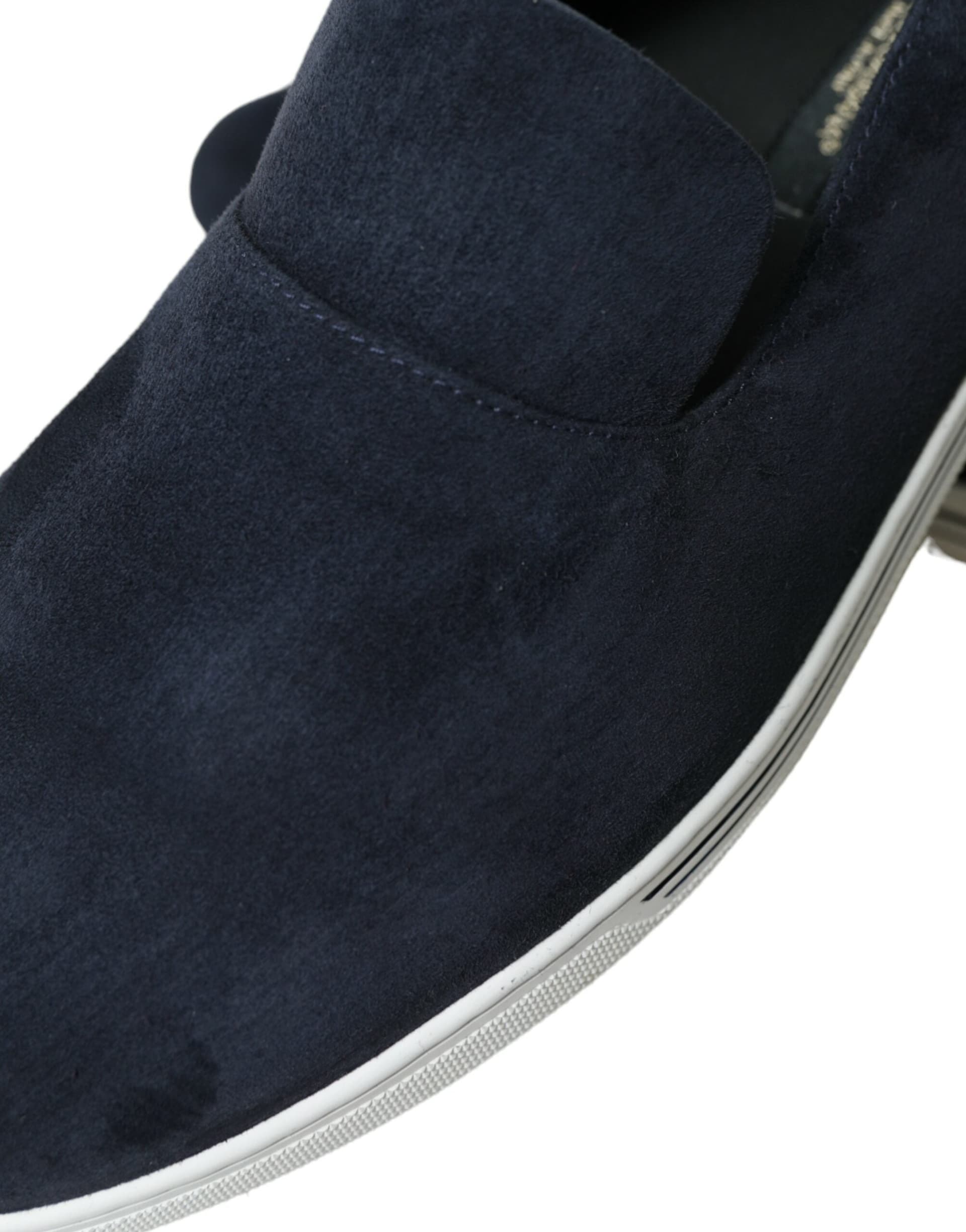 Dolce & Gabbana Blue Suede Caiman Loafers Saint Tropez Shoes - 8