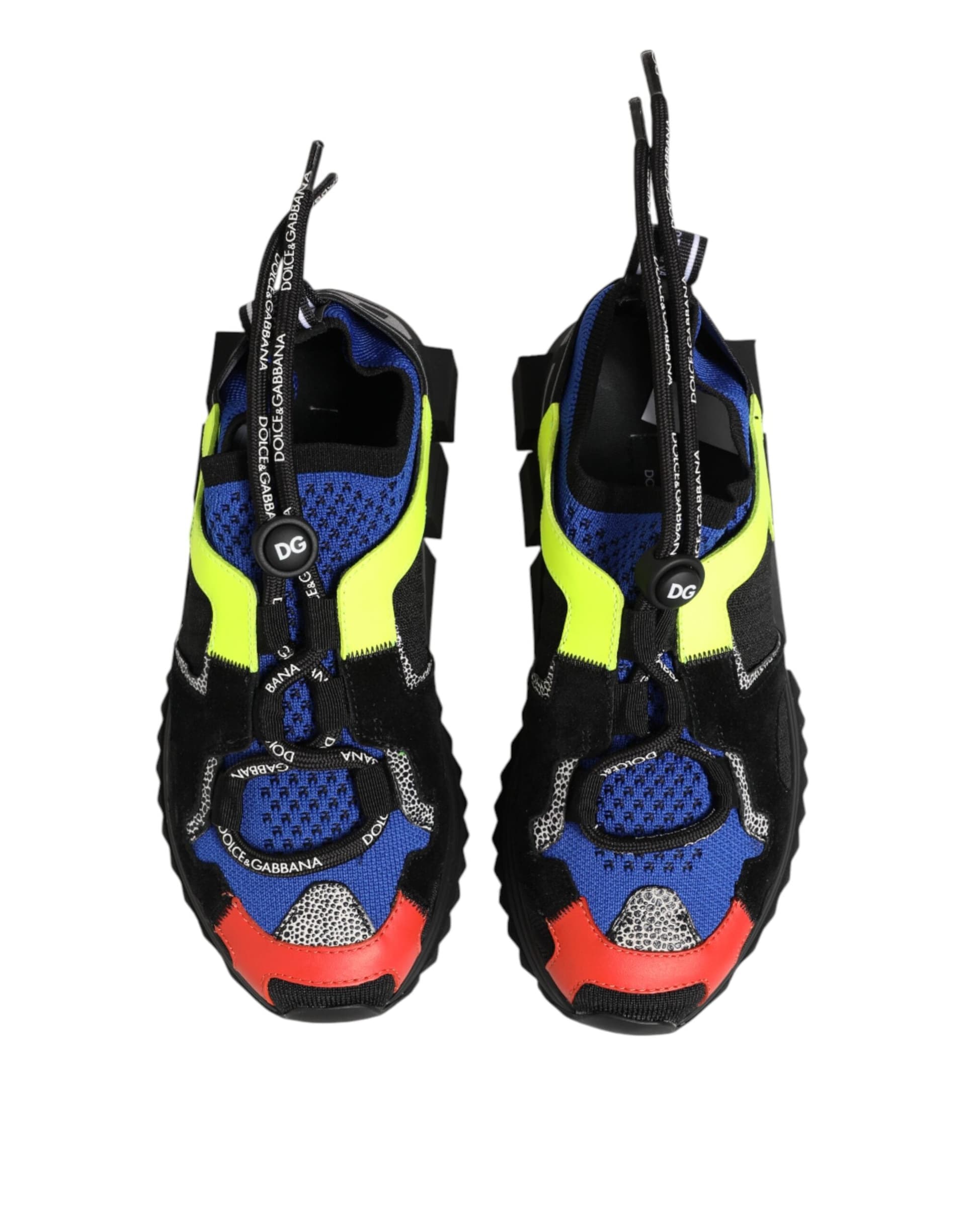 Dolce & Gabbana Multicolor Low Top Sorrento Sneakers Shoes - 2