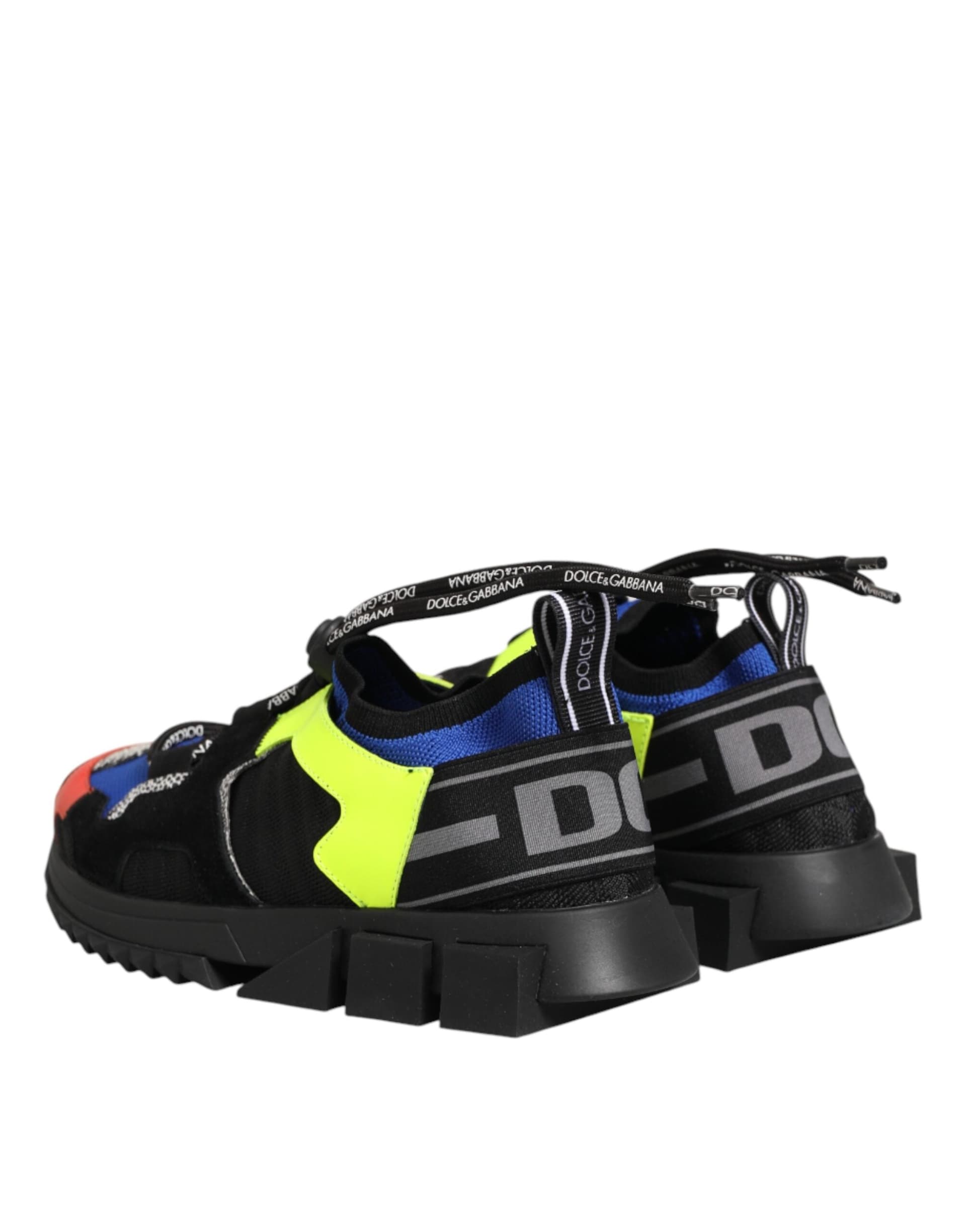 Dolce & Gabbana Multicolor Low Top Sorrento Sneakers Shoes - 4