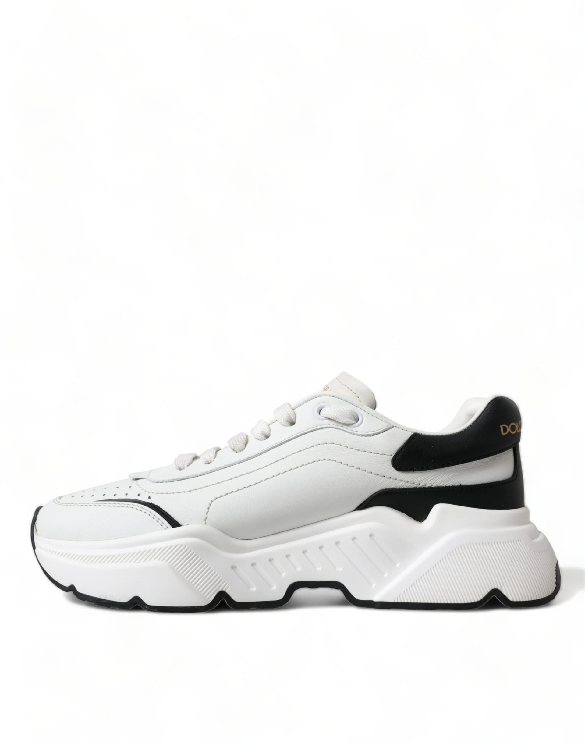 Dolce & Gabbana White Black Low Top Daymaster Sneakers Shoes - 4