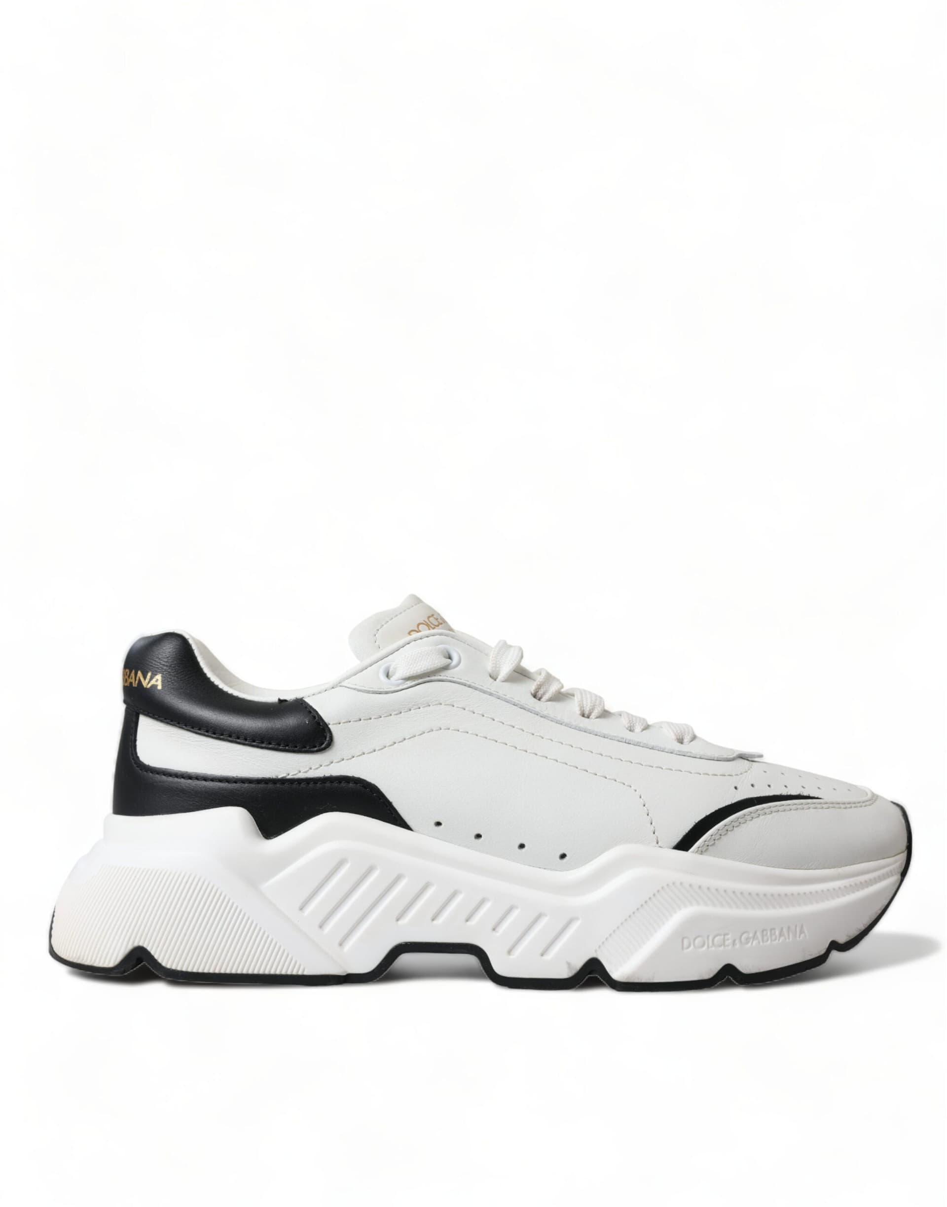 Dolce & Gabbana White Black Low Top Daymaster Sneakers Shoes - 5