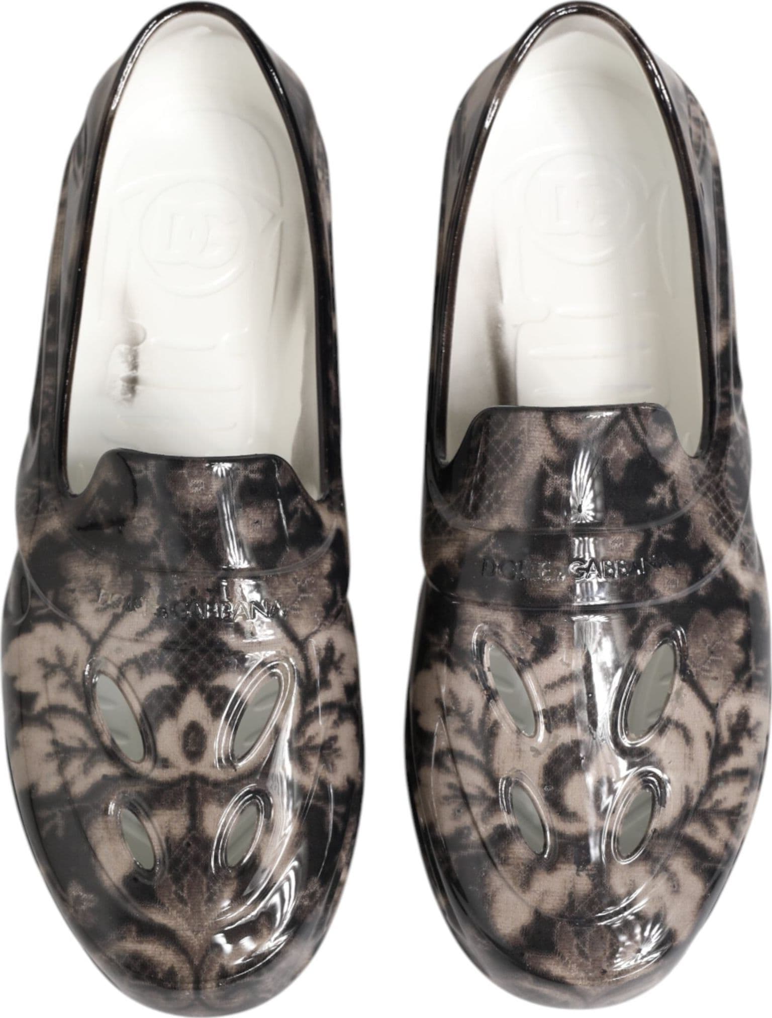 Dolce & Gabbana Multicolor Rubber Low Top Men Sneakers Shoes - 2