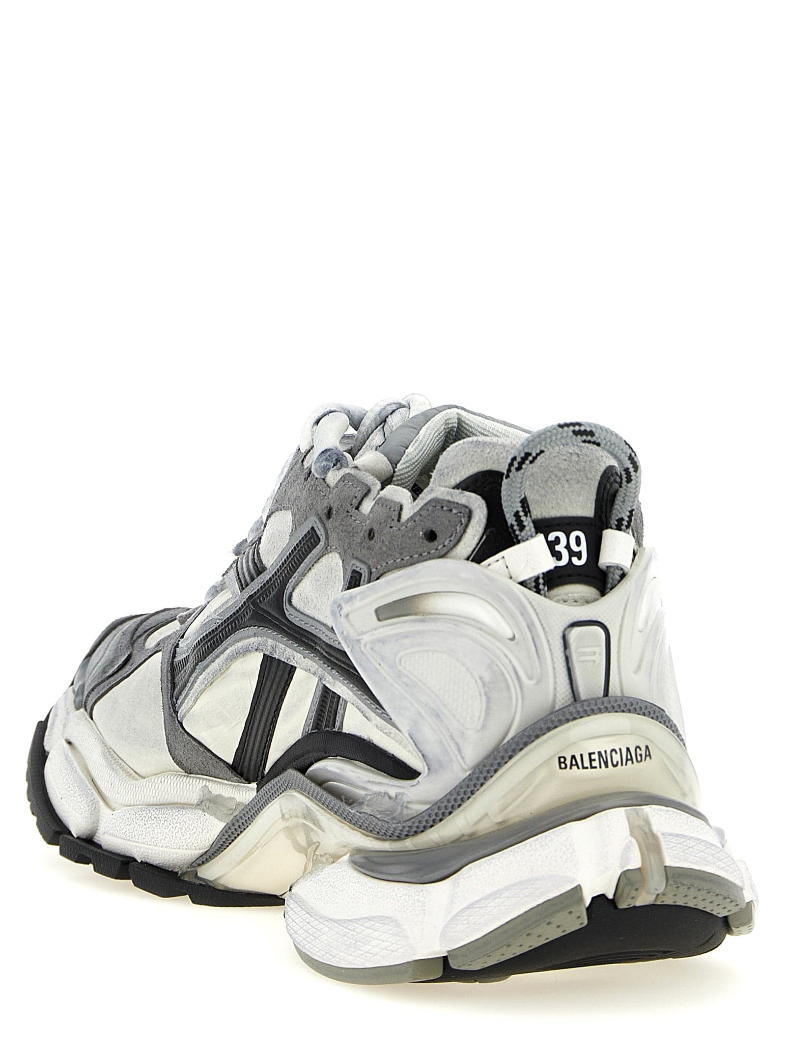 Balenciaga Gray Polyethylene Athletic Sneakers - 3