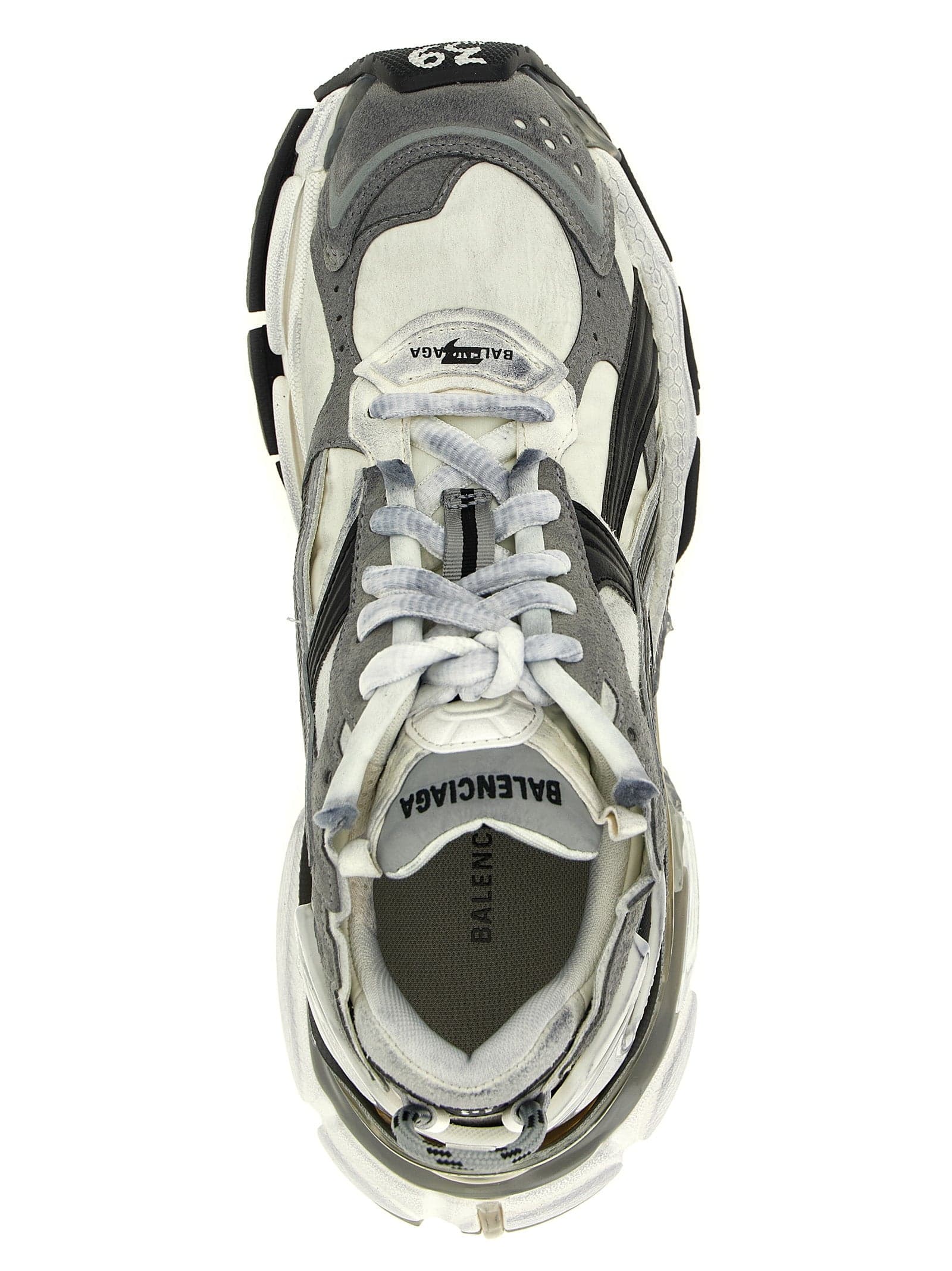 Balenciaga Gray Polyethylene Athletic Sneakers - 4