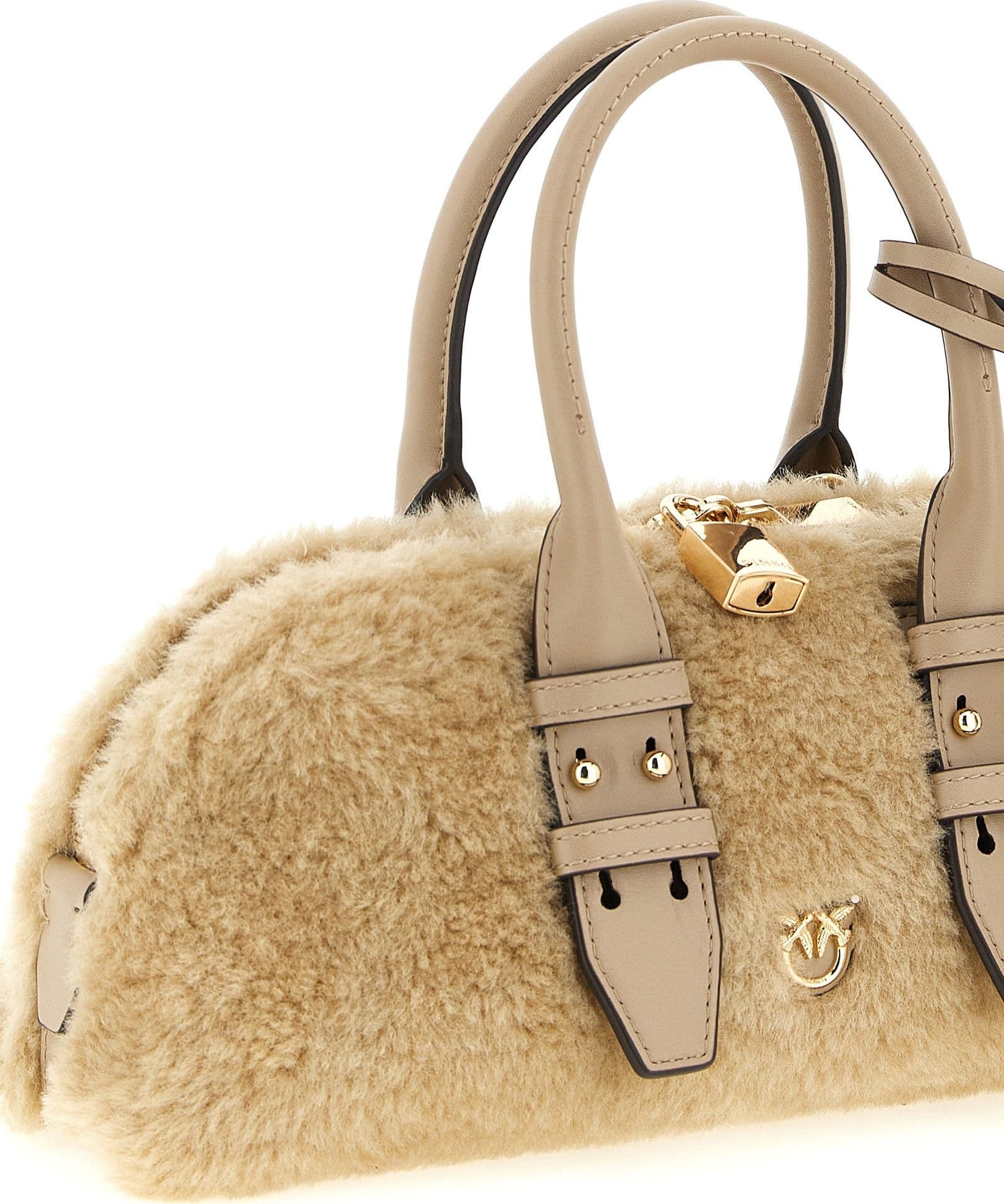 PINKO Gray Polyester Handbag - 3