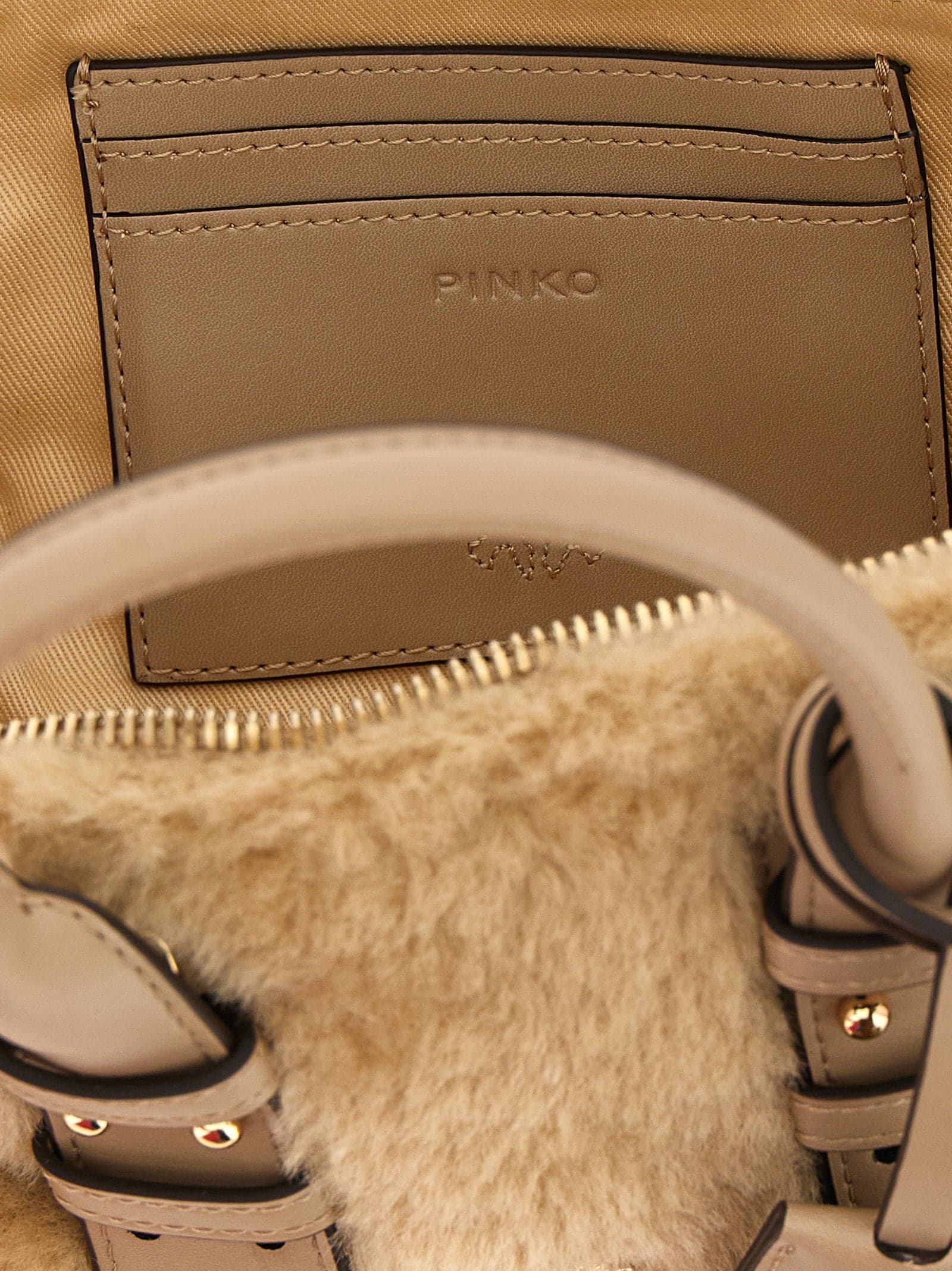 PINKO Gray Polyester Handbag - 4