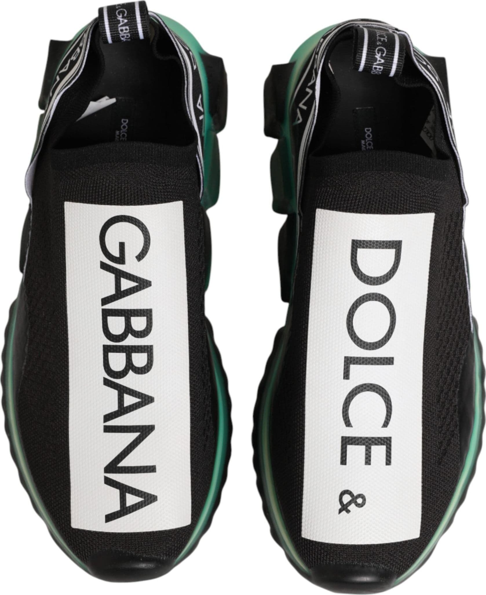 Dolce & Gabbana Black Slip On Sorrento Men Sneakers Shoes - 2
