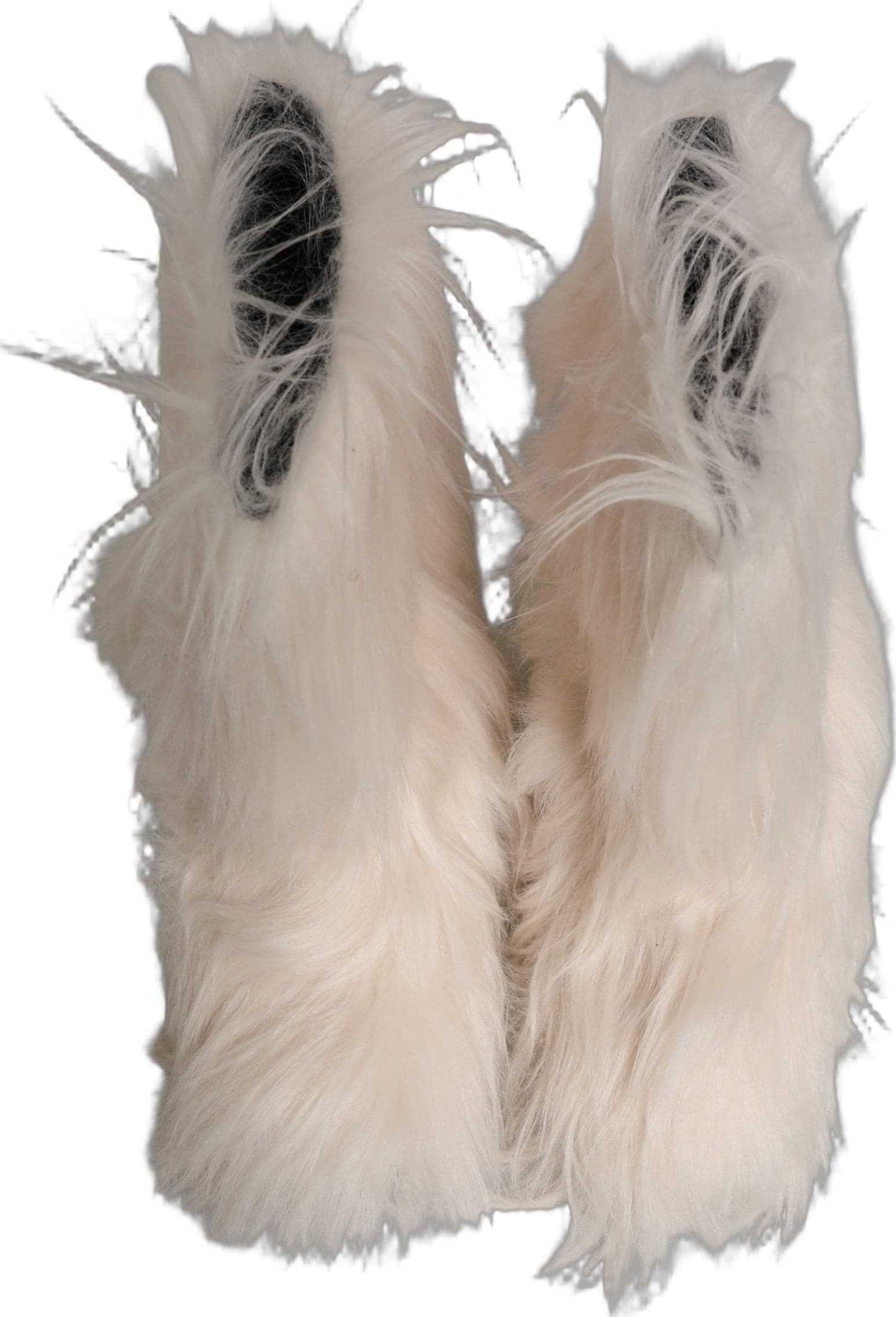 Dolce & Gabbana White Faux Fur Mid Calf Men Boots Shoes - 3