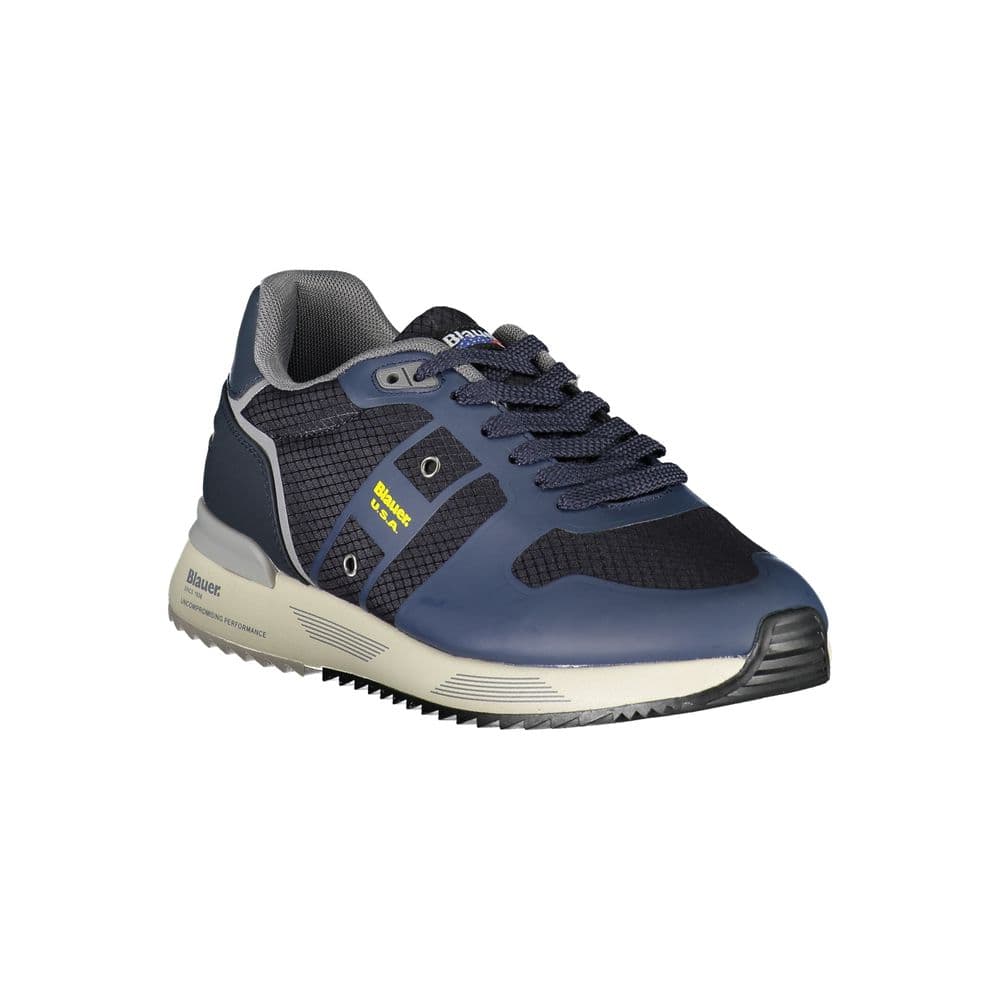 Blauer Dapper Blue Sneakers with Contrast Detailing - 3
