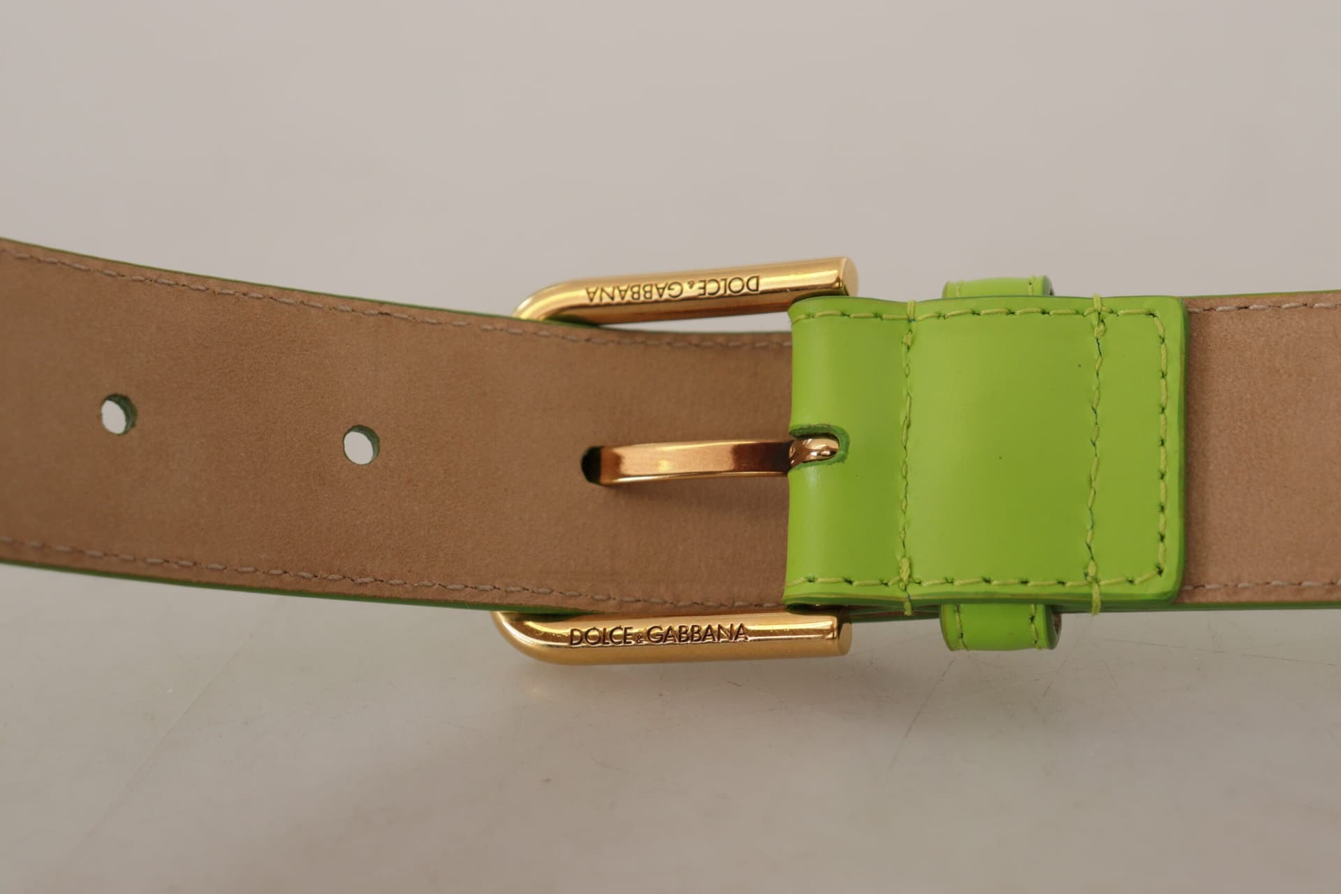 Dolce & Gabbana Green Leather Devotion Heart Micro Bag Headphones Belt - 6